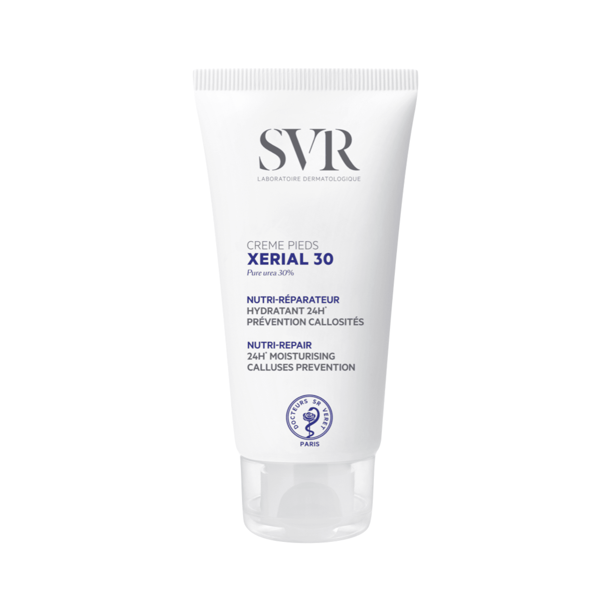 SVR pėdų kremas su 30% šlapalo XERIAL 30, 50 ml SVR pėdų kremas su 30% šlapalo XERIAL 30, 50 ml