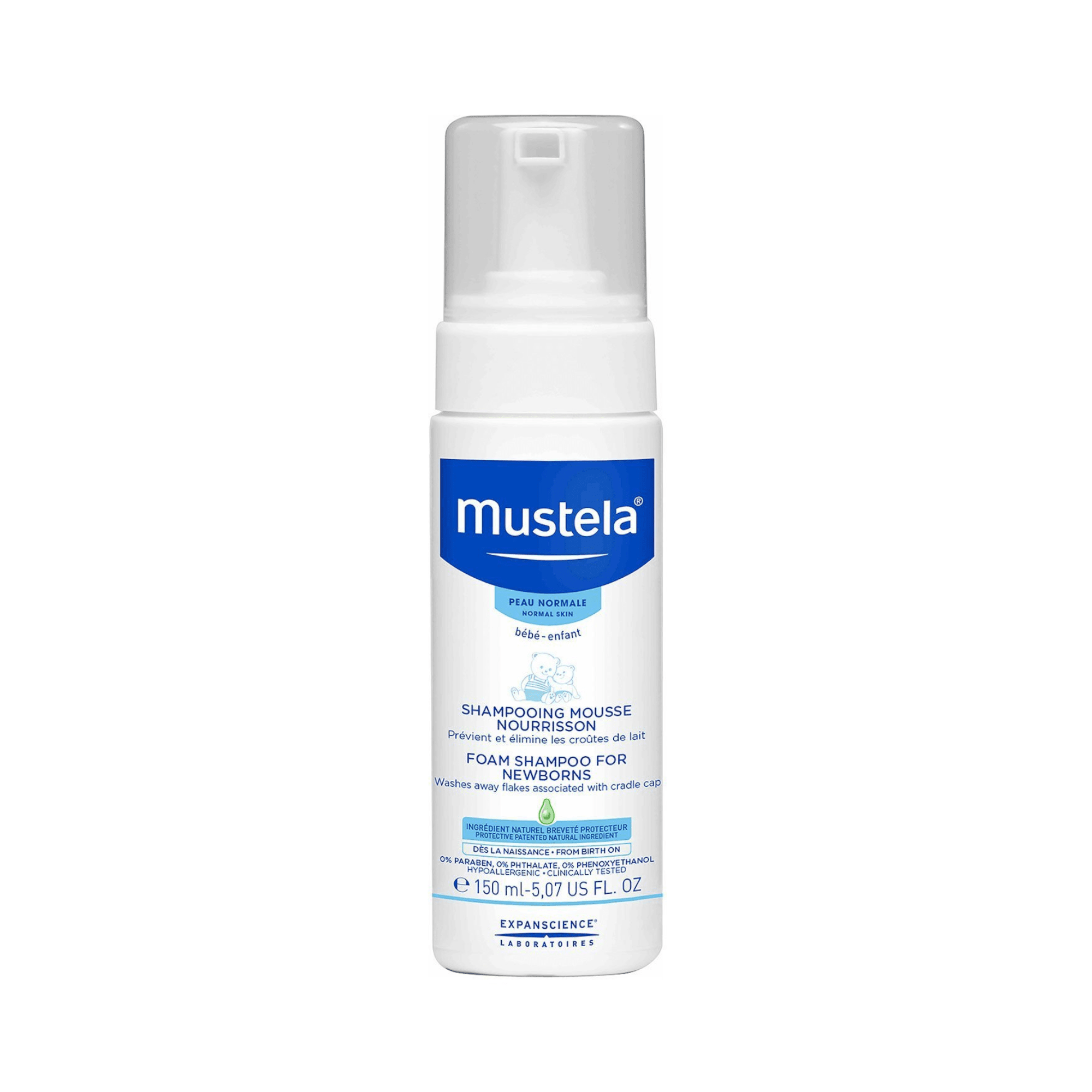 MUSTELA putų šampūnas naujagimiams 150 ml