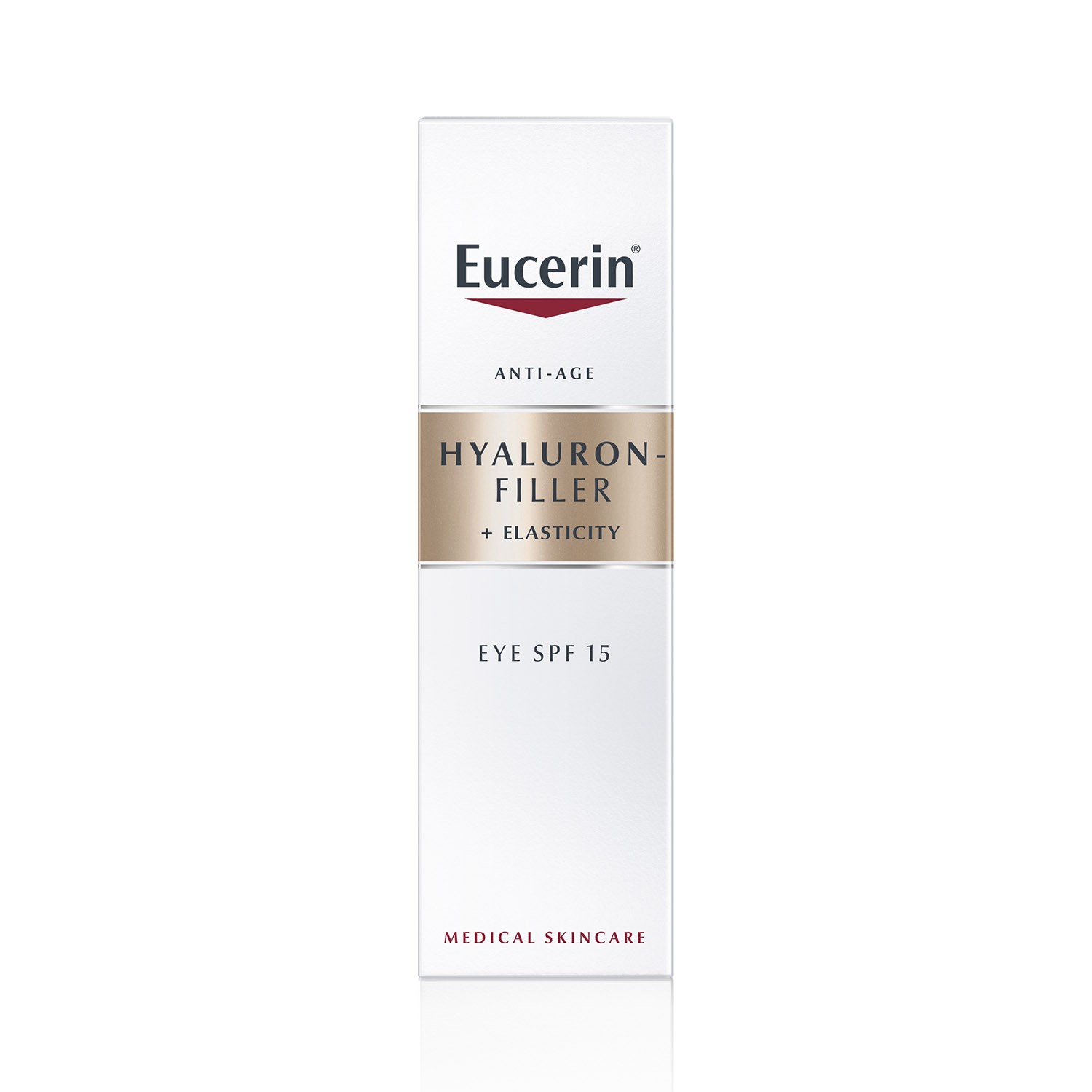 EUCERIN akių srities kremas HYALURON-FILLER+ELASTICITY SPF 15, 15 ml