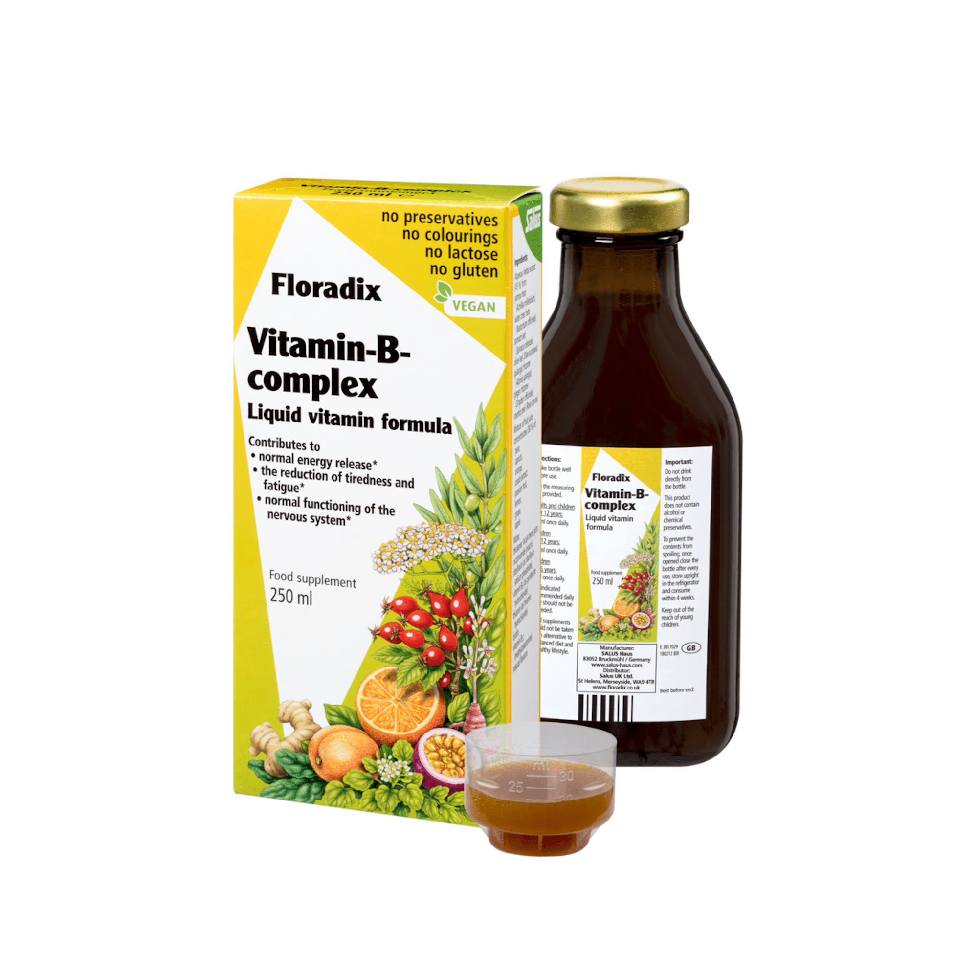 FLORADIX + matavimo indelis 250 ml
