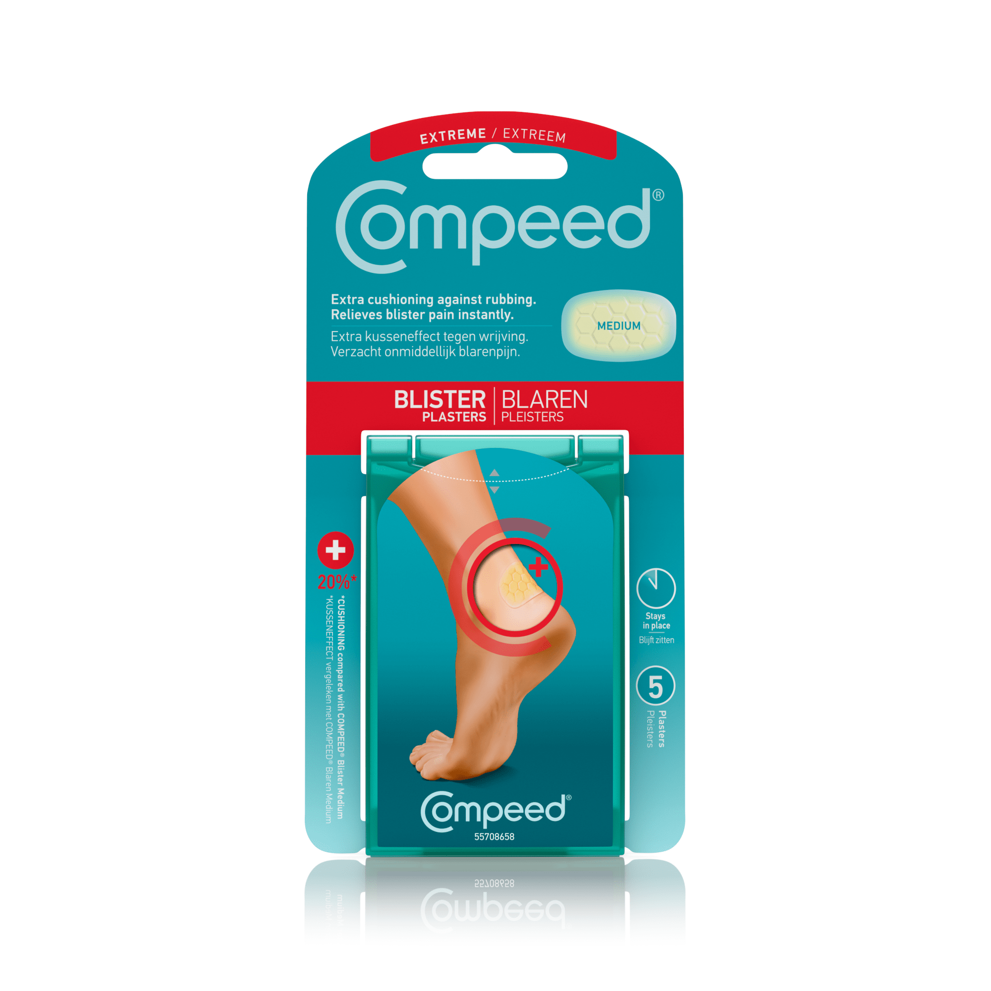 COMPEED pūslių pleistrai sportuojantiems N5 COMPEED pūslių pleistrai sportuojantiems N5
