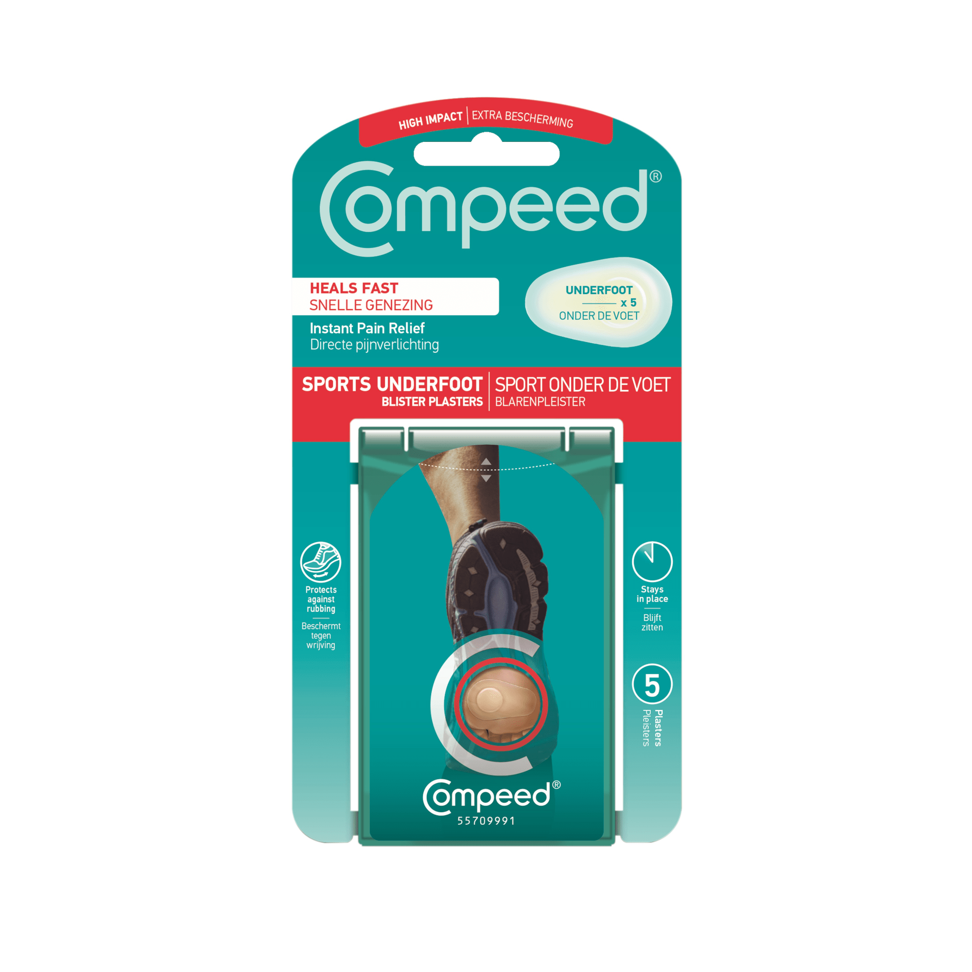 COMPEED pūslių pleistrai sportuojantiems N5 COMPEED pūslių pleistrai sportuojantiems N5