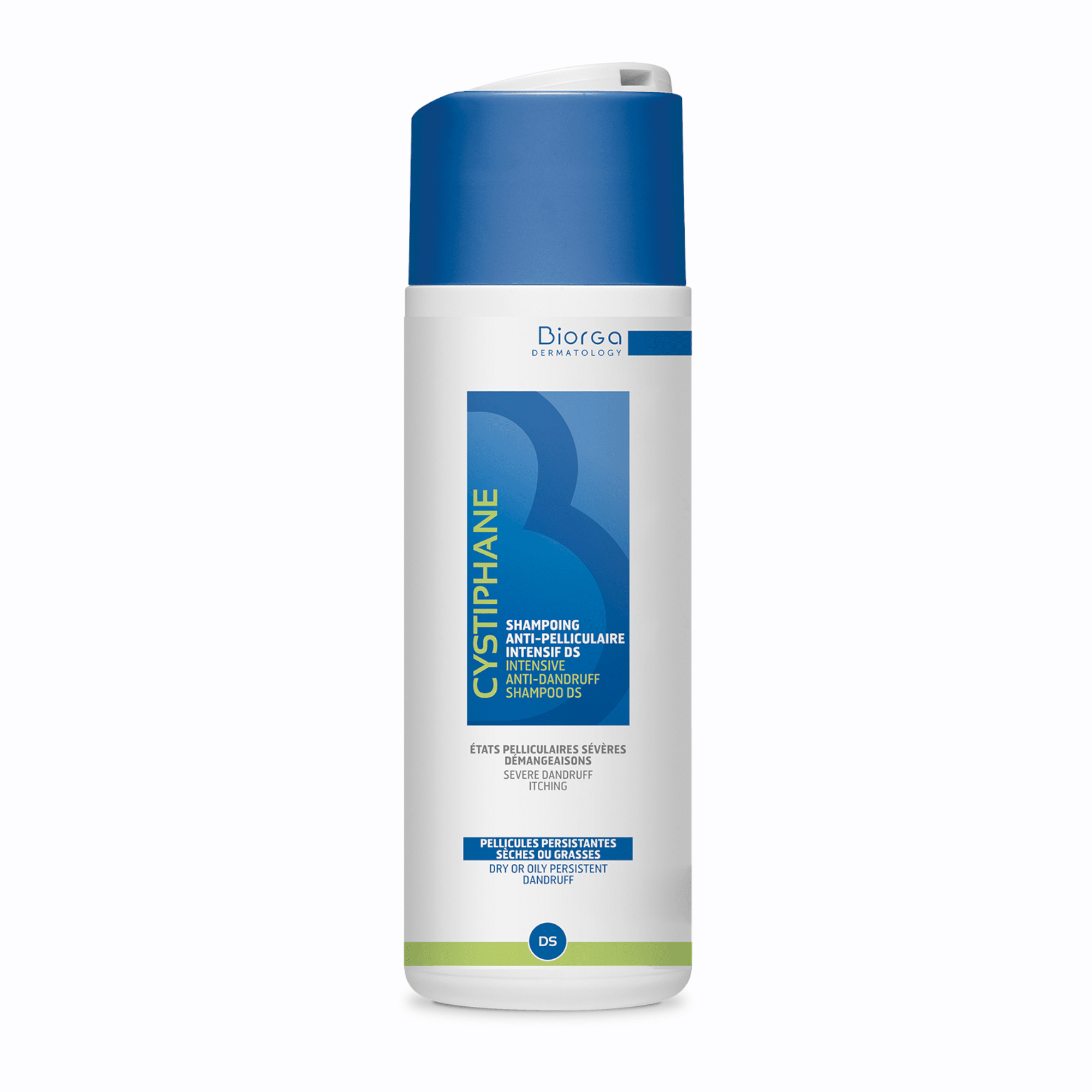 BIORGA šampūnas nuo intensyvaus pleiskanojimo CYSTIPHANE DS 200 ml BIORGA šampūnas nuo intensyvaus pleiskanojimo CYSTIPHANE DS 200 ml