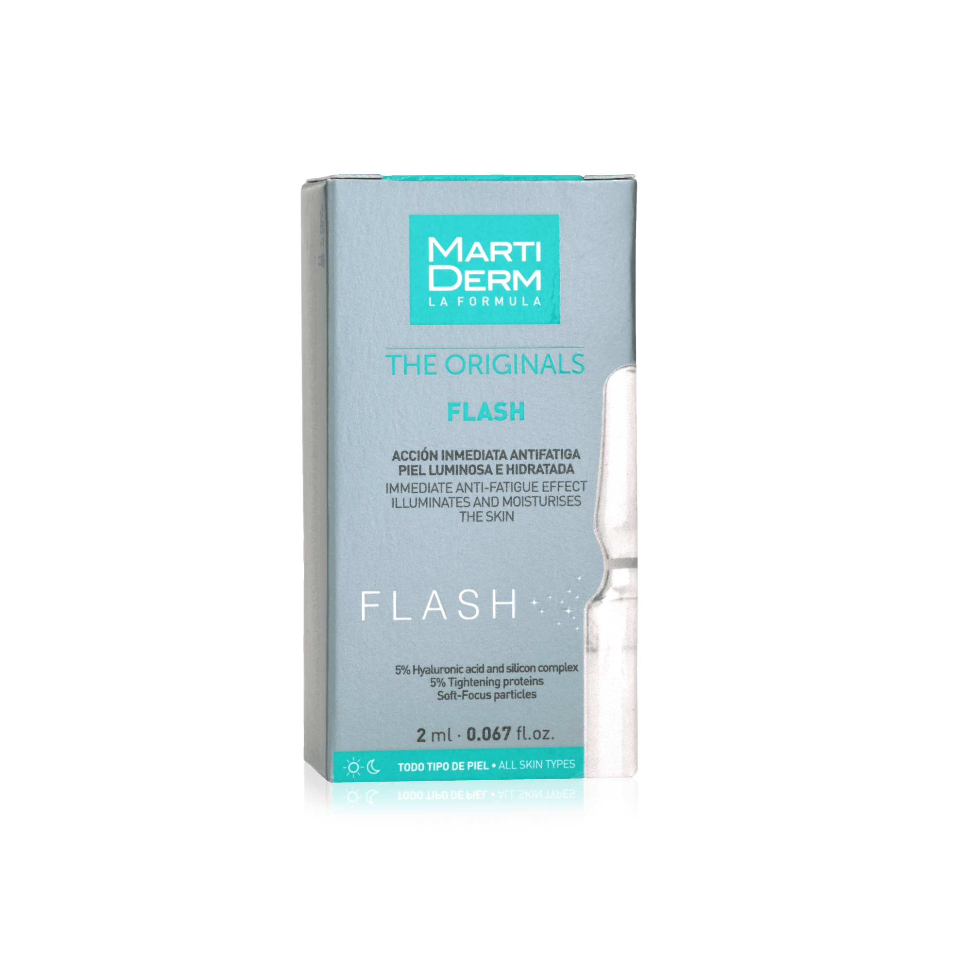 MARTIDERM nuovargio žymes pašalinanti veido ampulė FLASH N1 MARTIDERM nuovargio žymes pašalinanti veido ampulė FLASH N1