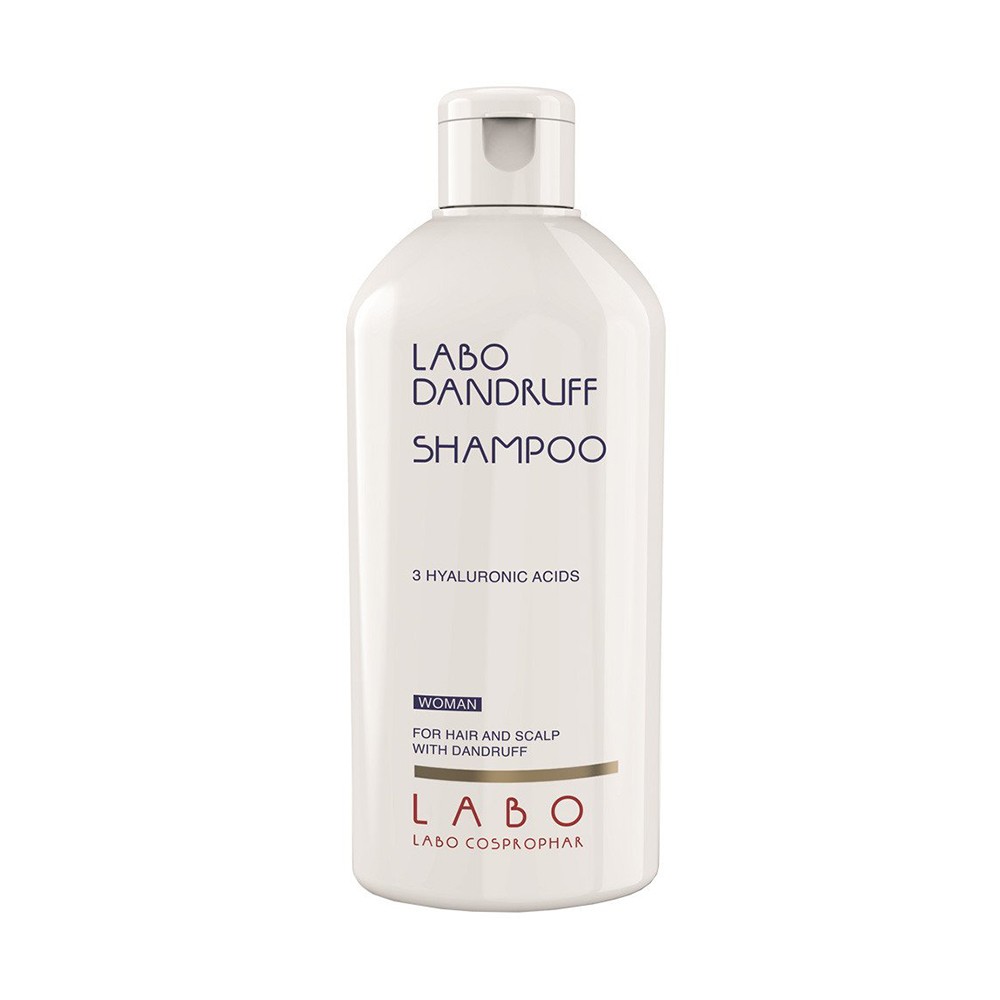 LABO DANDRUFF šampūnas su 3 hialurono rūgštimis nuo pleiskanų moterims 200 ml