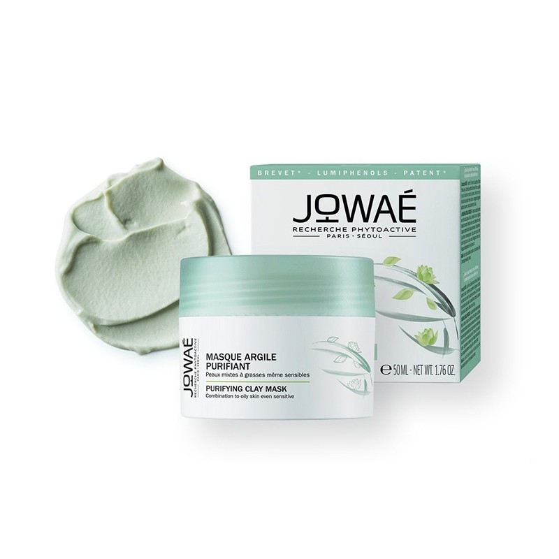 JOWAÉ valomoji molio kaukė mišriai/riebiai veido odai 50 ml