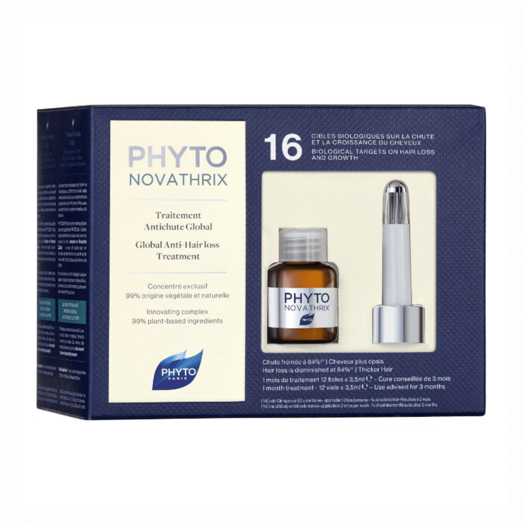 PHYTO priemonė nuo plaukų slinkimo NOVATRIX, ampulės 3,5 ml, N12