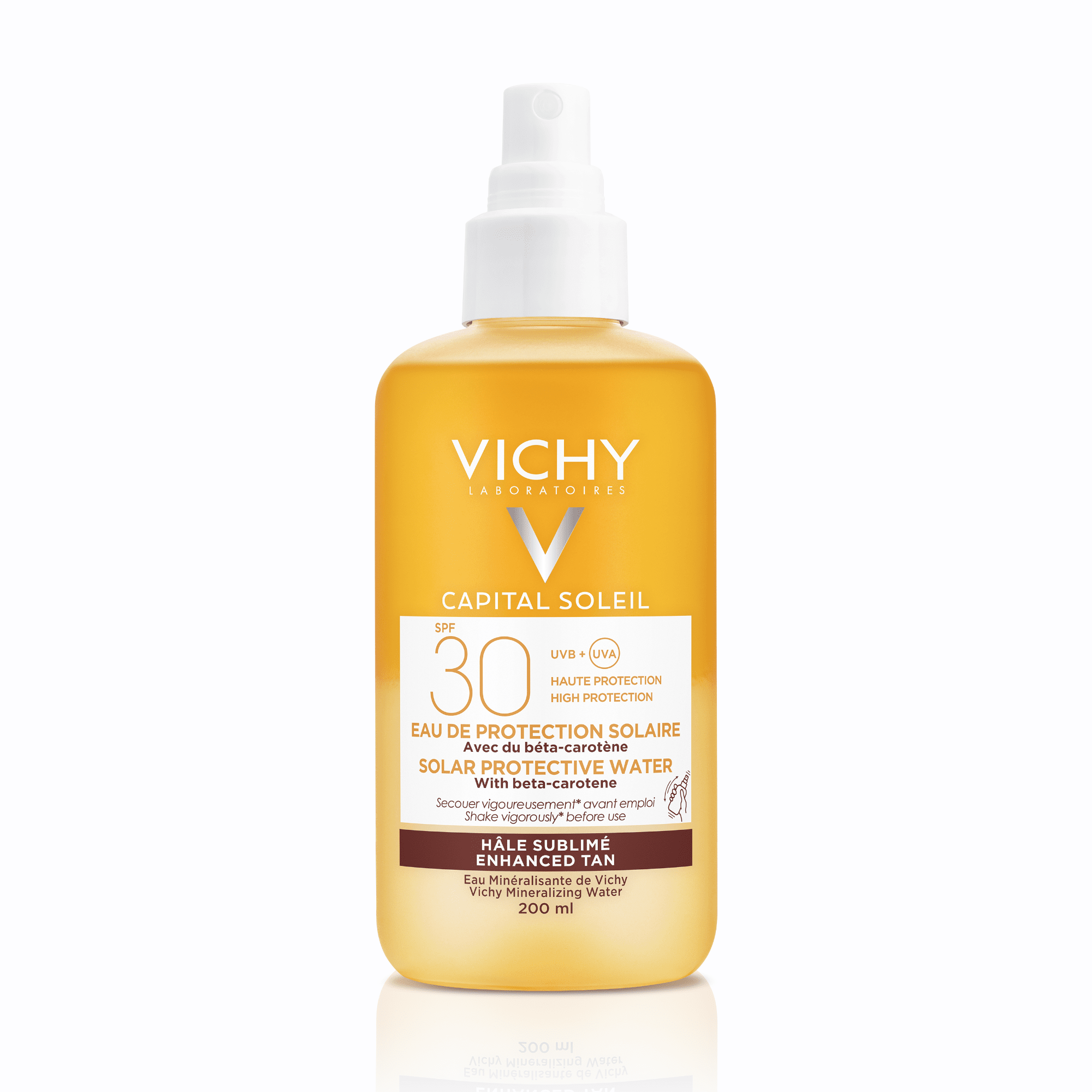 VICHY įdegį skatinantis kūno vanduo CAPITAL SOLEIL, SPF 30, 200 ml