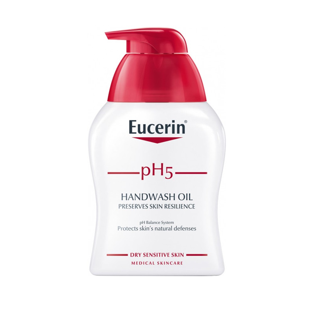 EUCERIN rankų plovimo aliejus jautriai odai PH5, nuo 3 m., 250 ml EUCERIN rankų plovimo aliejus jautriai odai PH5, nuo 3 m., 250 ml