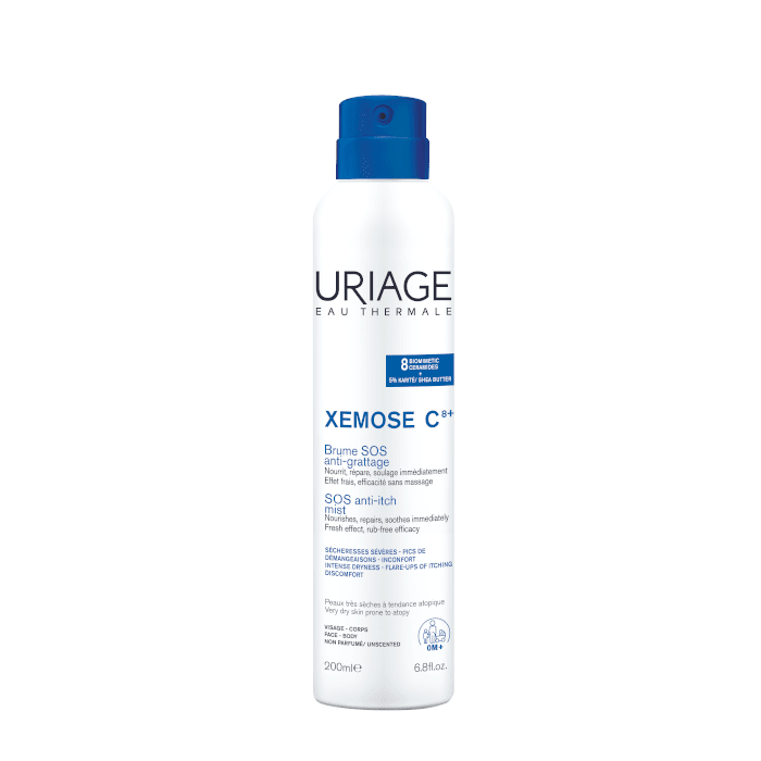 URIAGE dulksna SOS ypač sausai, niežtinčiai odai XEMOSE C8+, 200 ml