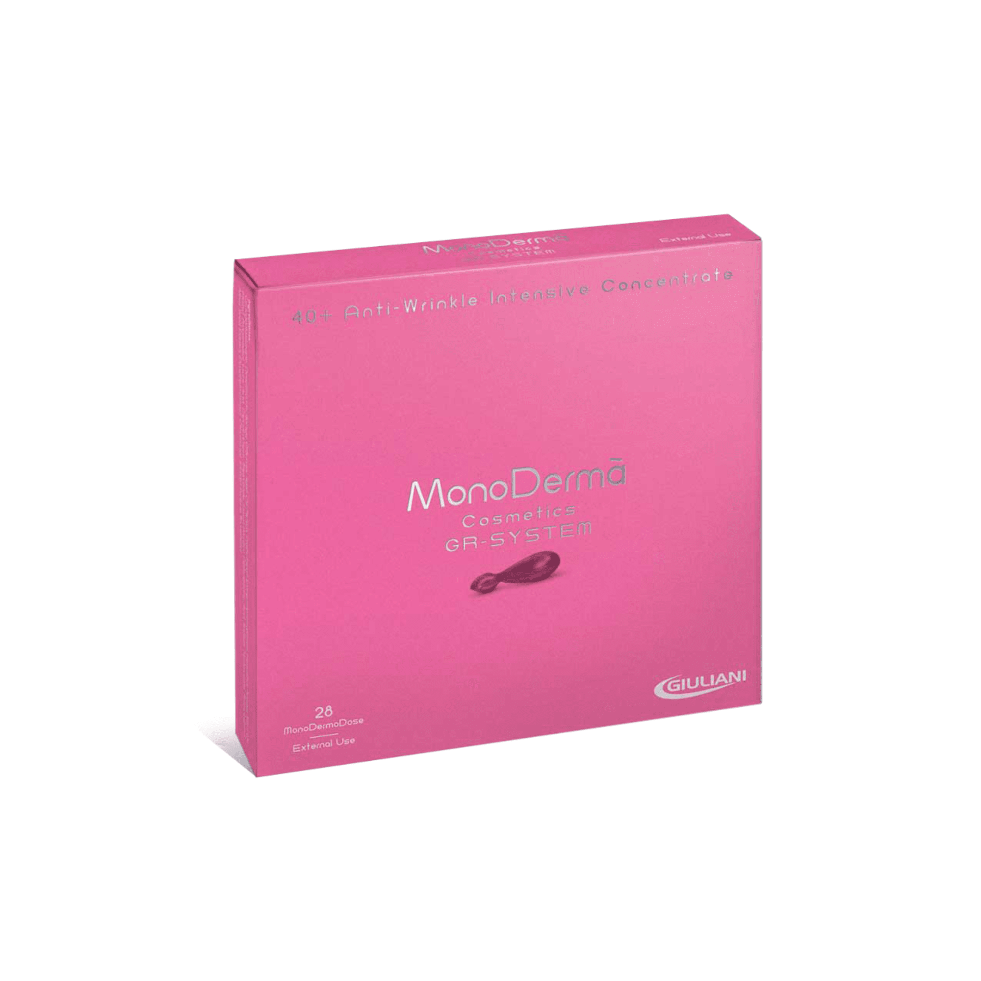 MONODERMÀ COSMETICS GR-SYSTEM 40+ intensyvus koncentratas nuo raukšlių N28 MONODERMÀ COSMETICS GR-SYSTEM 40+ intensyvus koncentratas nuo raukšlių N28