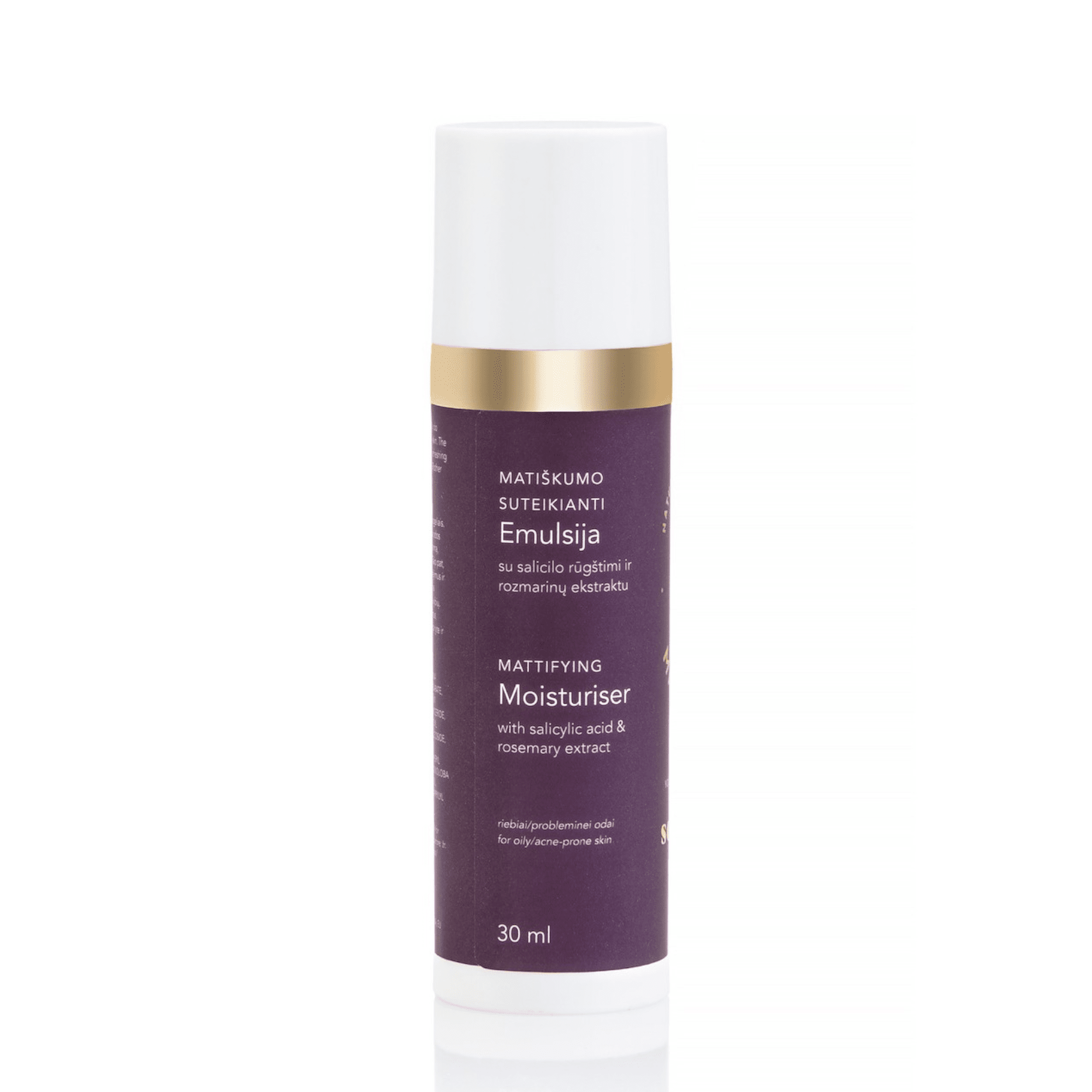 MANILLA matiškumo suteikianti veido emulsija SOLUTIO 30 ml