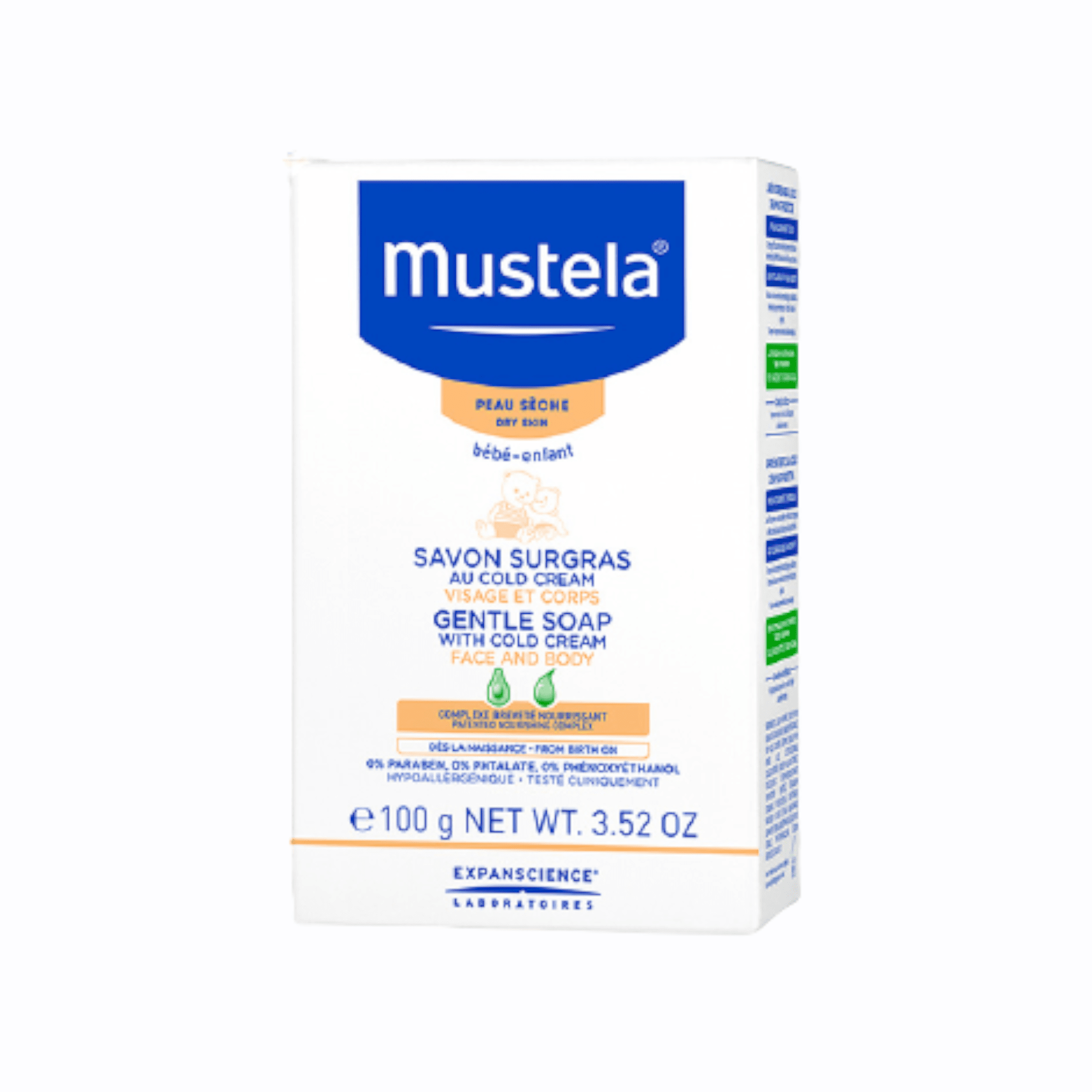 MUSTELA švelnus muilas su kremu COLD 100 g