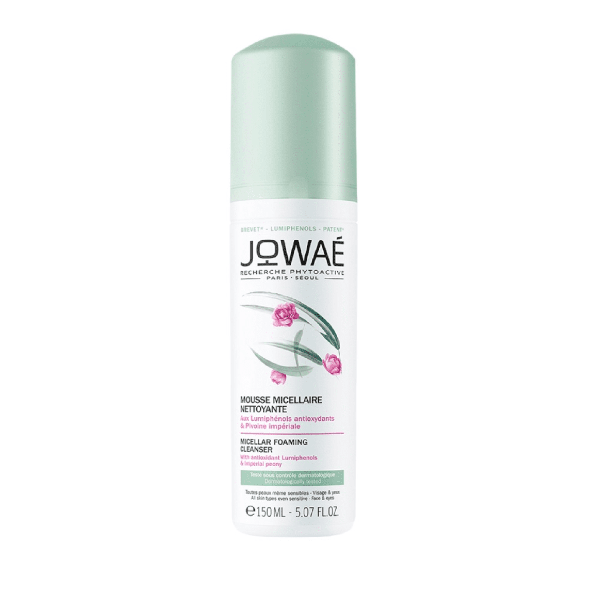 JOWAÉ micelinis putojantis veido prausiklis 150 ml JOWAÉ micelinis putojantis veido prausiklis 150 ml