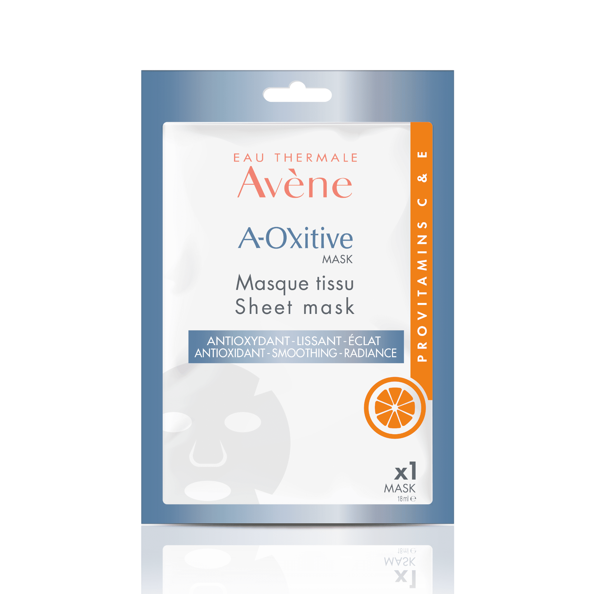 AVENE jauninamoji lakštinė kaukė A-Oxitive N1 AVENE jauninamoji lakštinė kaukė A-Oxitive N1