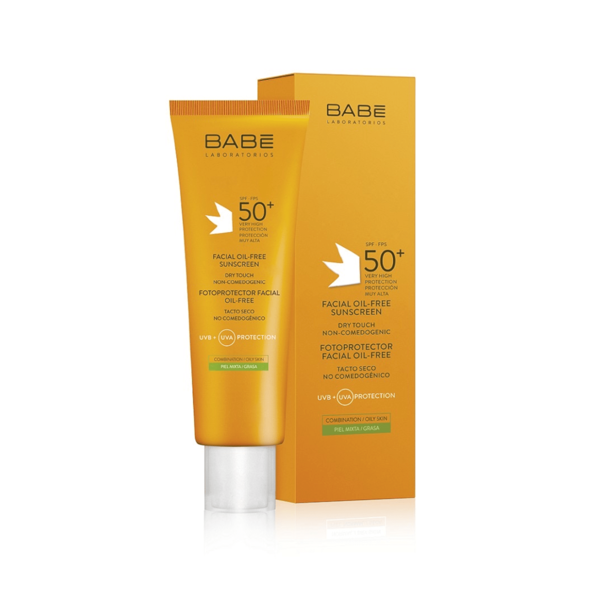 BABĒ SUN BEALIEJINIS kremas nuo saulės riebiai veido odai SPF50+, 50 ml