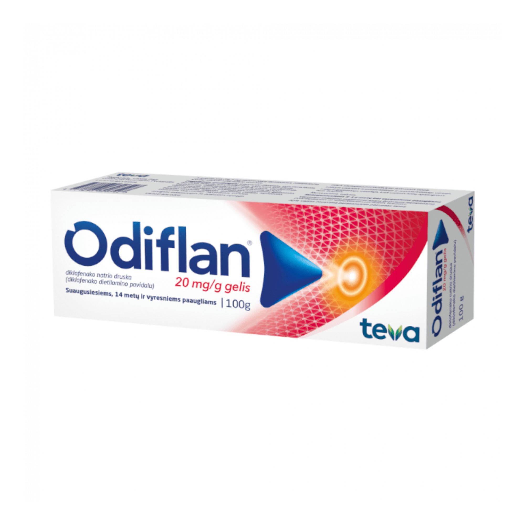 Odiflan 20 mg/g gelis 100 g Odiflan 20 mg/g gelis 100 g