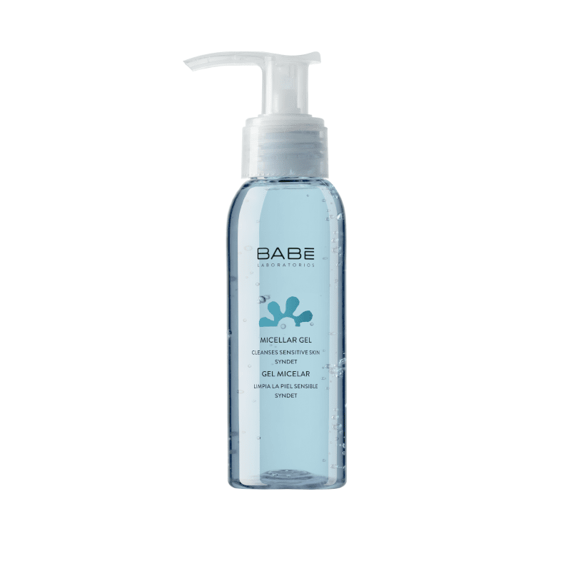 BABÉ gelinis micelių prausiklis jautriai, raustančiai veido odai, 90 ml