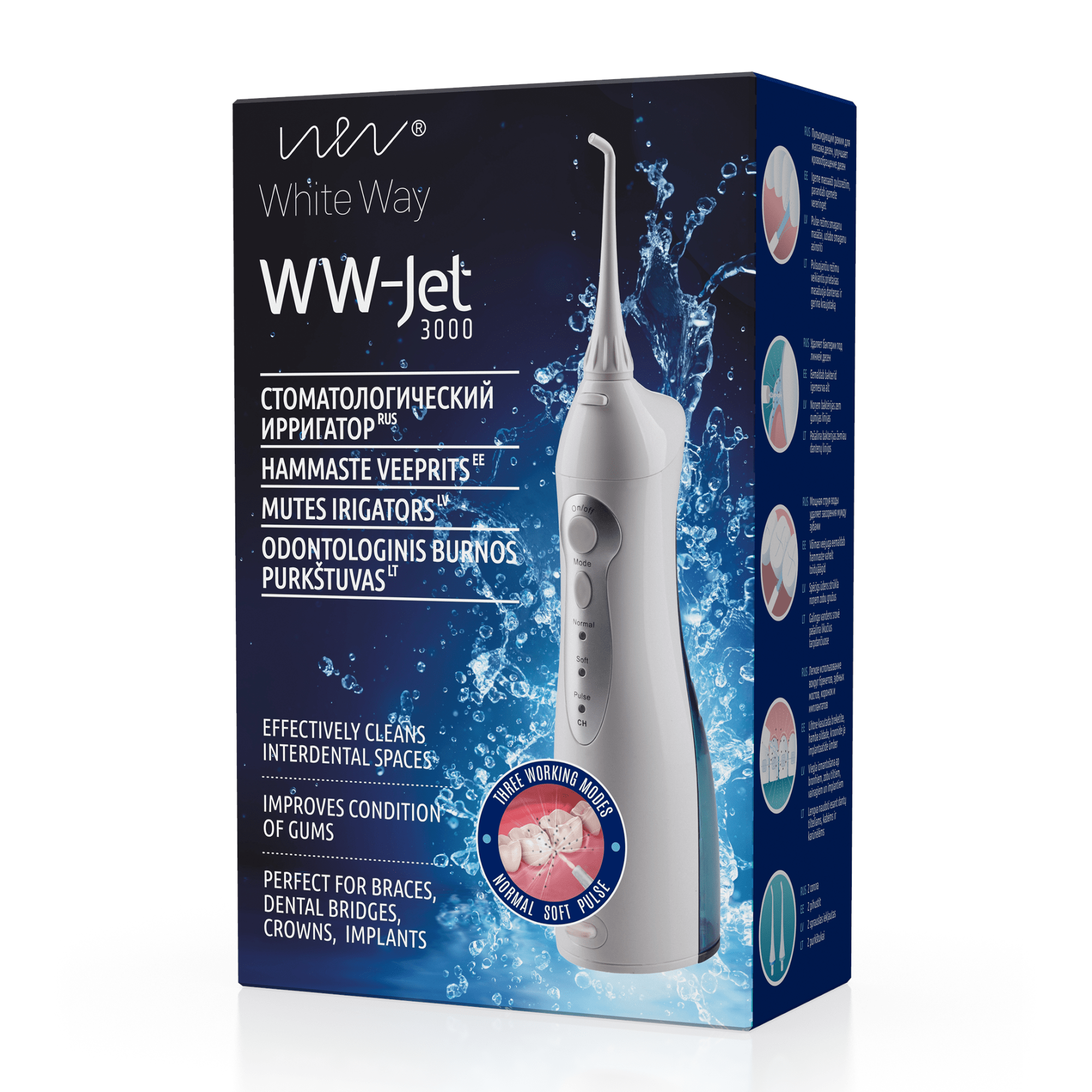 Diagnosis WW-Jet 3000 odontologinis tarpdančių purkštuvas Diagnosis WW-Jet 3000 odontologinis tarpdančių purkštuvas