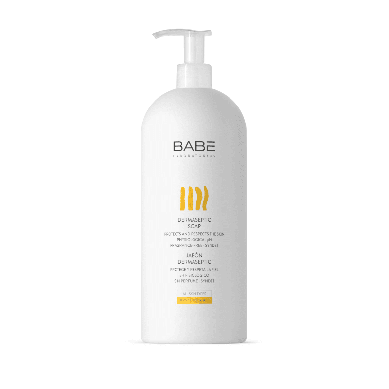 BABÉ dermaseptinis skystas muilas BODY, bekvapis, nuo 10 m., 1000 ml