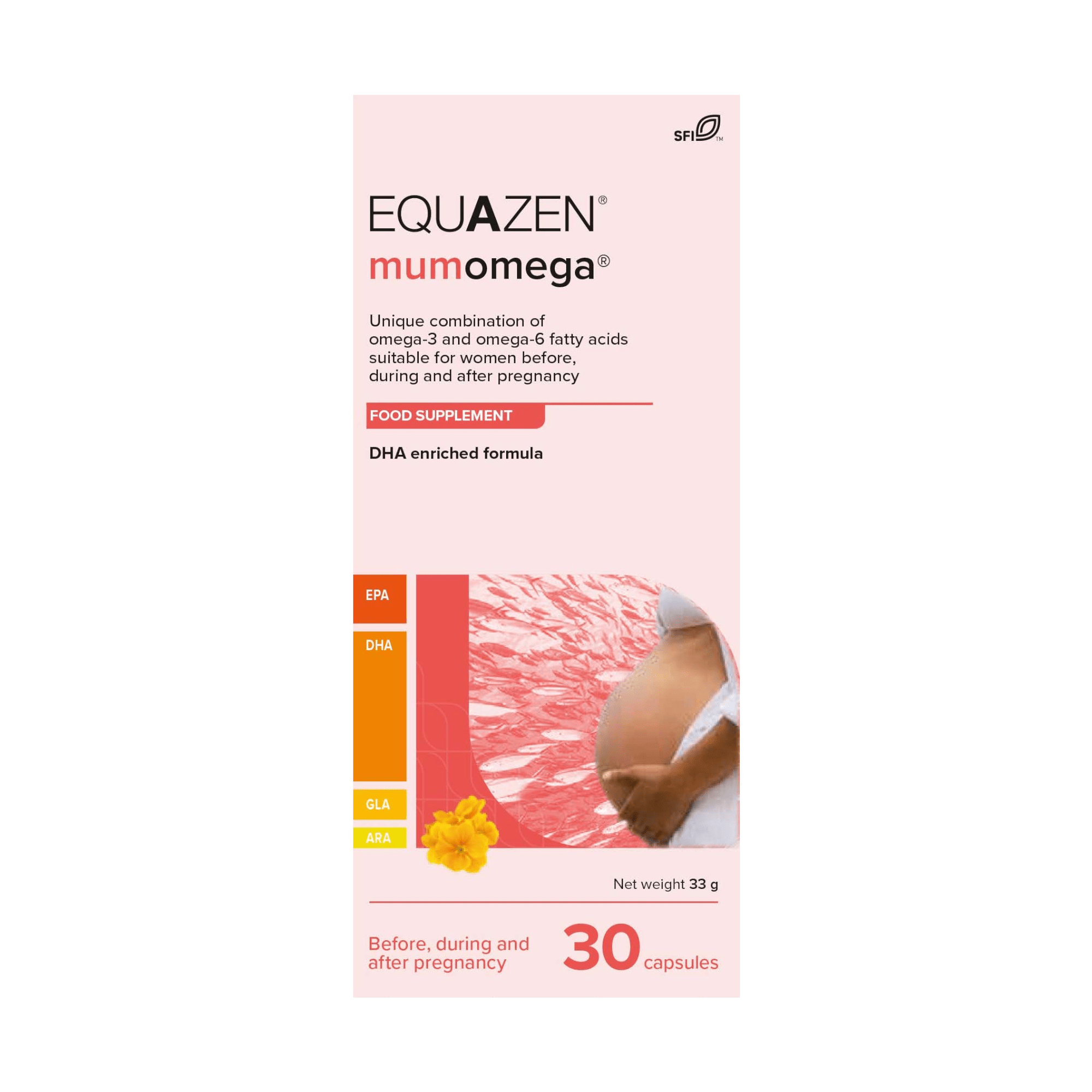 Equazen kapsulės Mumomega N30