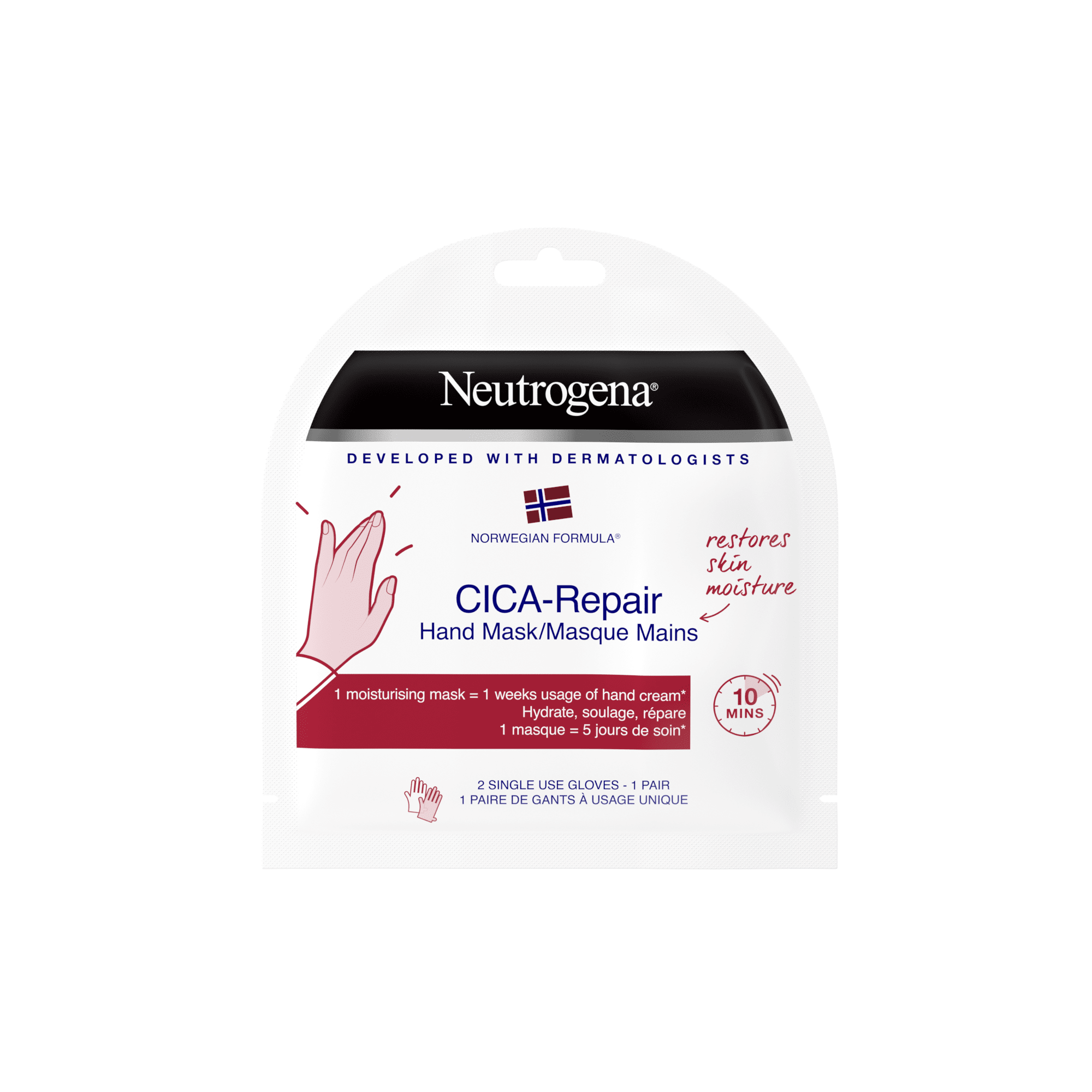 NEUTROGENA intensyvaus poveikio CICA rankų kaukė 20 g