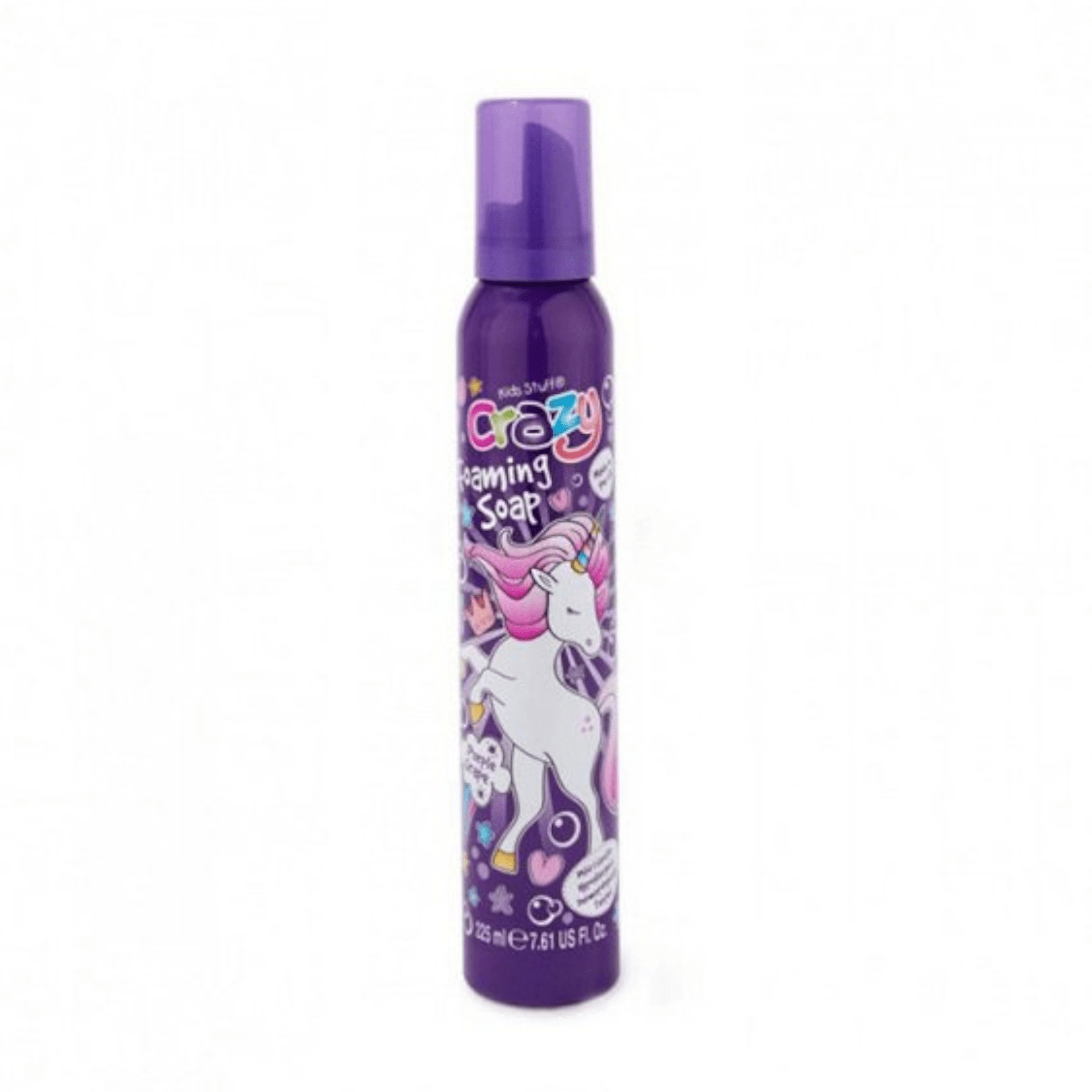 KIDS STUFF violetinės putos žaidimams vonioje CRAZY FOAM PURPLE GRAPE 225 ml