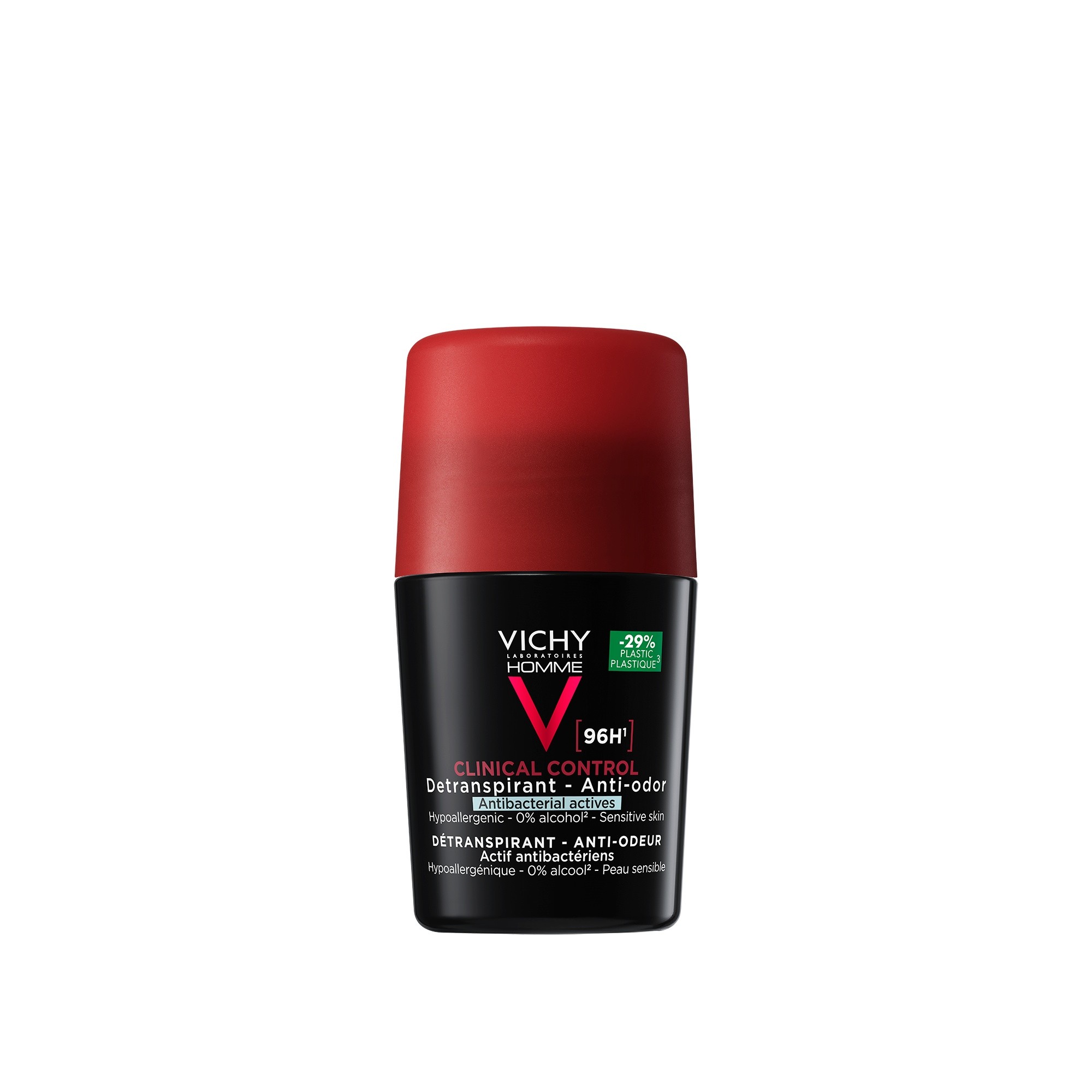 VICHY dezodorantas antiperspirantas vyrams 96H HOMME, 1 vnt.