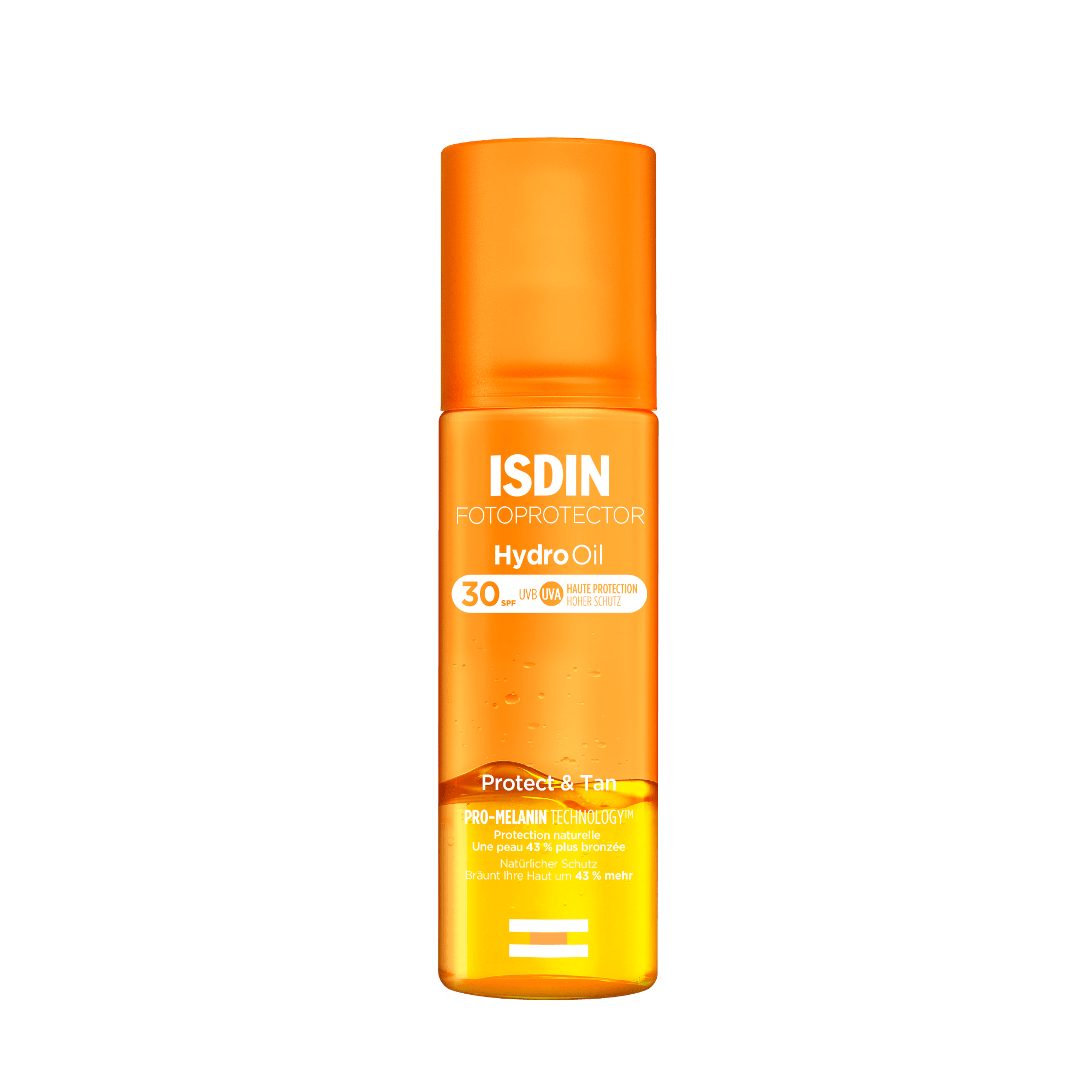 ISDIN apsauginis dvifazis aliejus pagerinantis įdegį SPF30, 200 ml