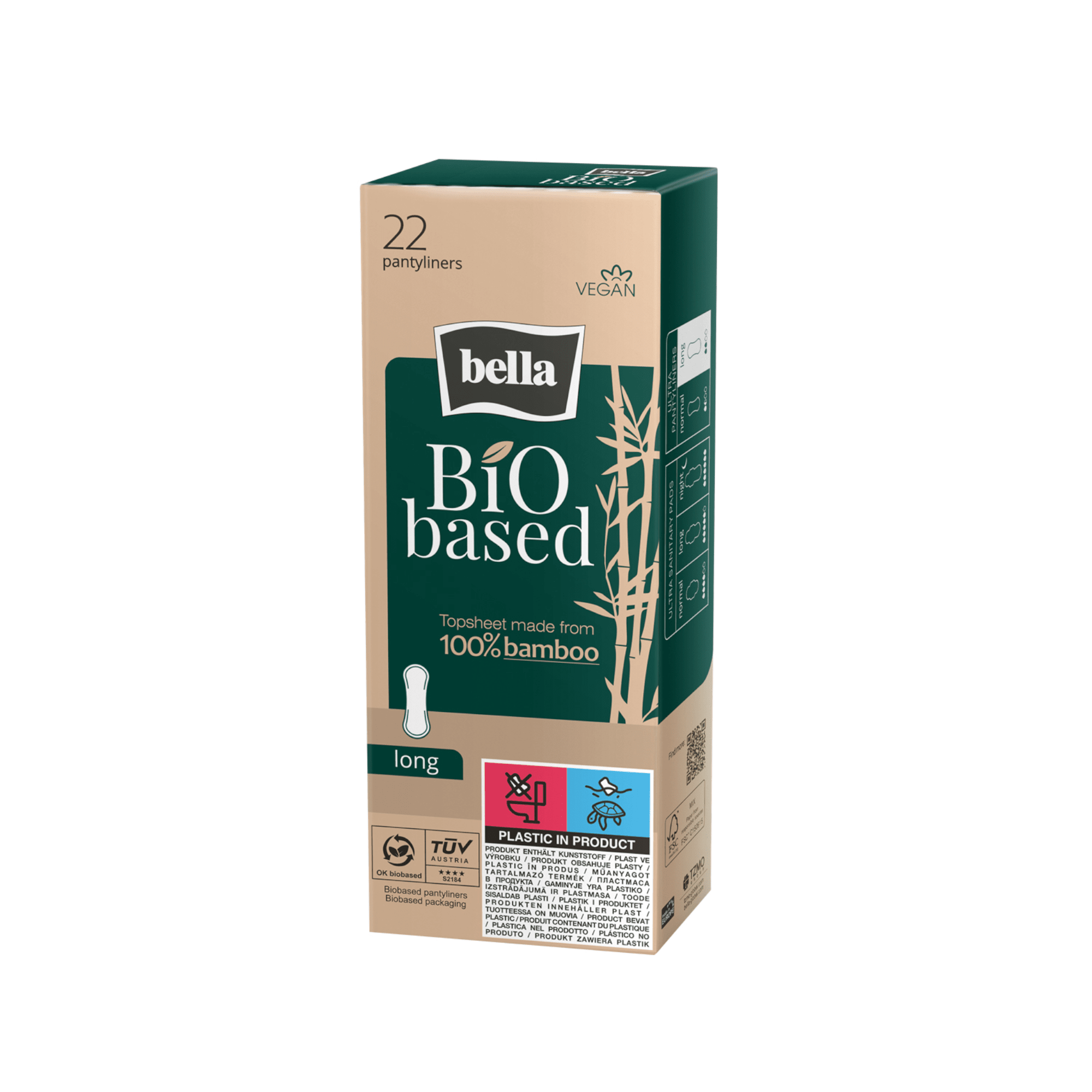 BELLA įklotai Bio Based Long N22 BELLA įklotai Bio Based Long N22