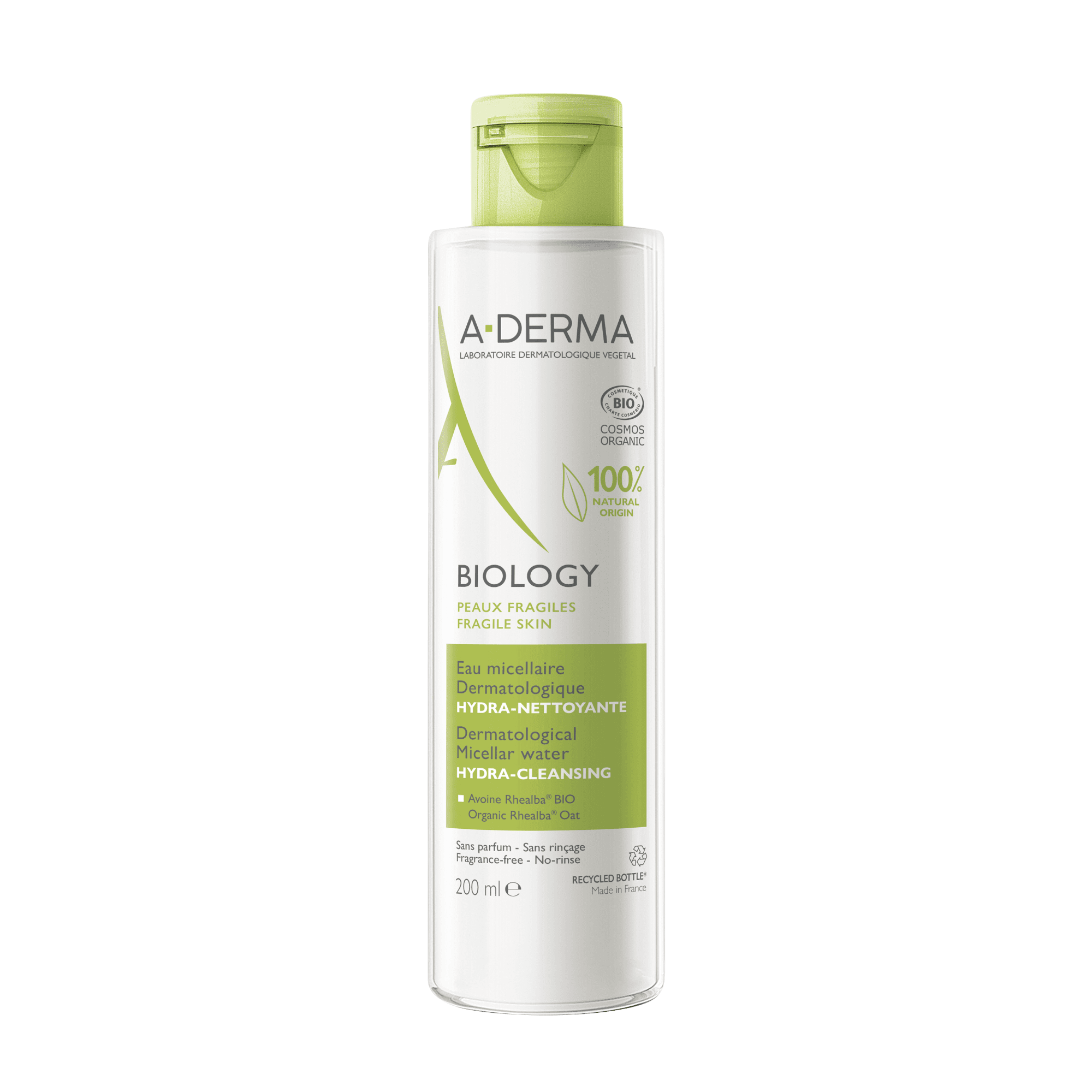 A-DERMA dermatologinis ekologiškas drėkinantis micelinis vanduo BIOLOGY 200 ml A-DERMA dermatologinis ekologiškas drėkinantis micelinis vanduo BIOLOGY 200 ml