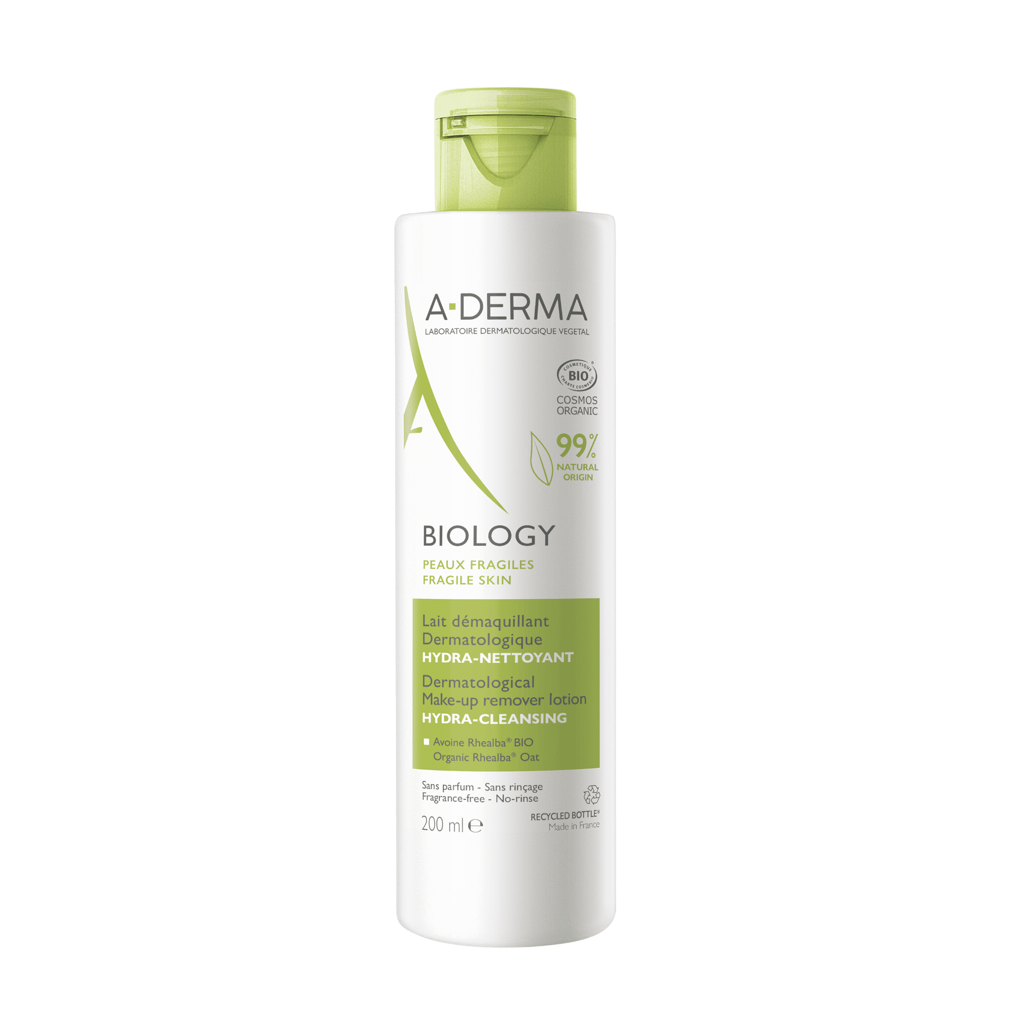 A-DERMA dermatologinis ekologiškas makiažo valiklis BIOLOGY 200 ml A-DERMA dermatologinis ekologiškas makiažo valiklis BIOLOGY 200 ml