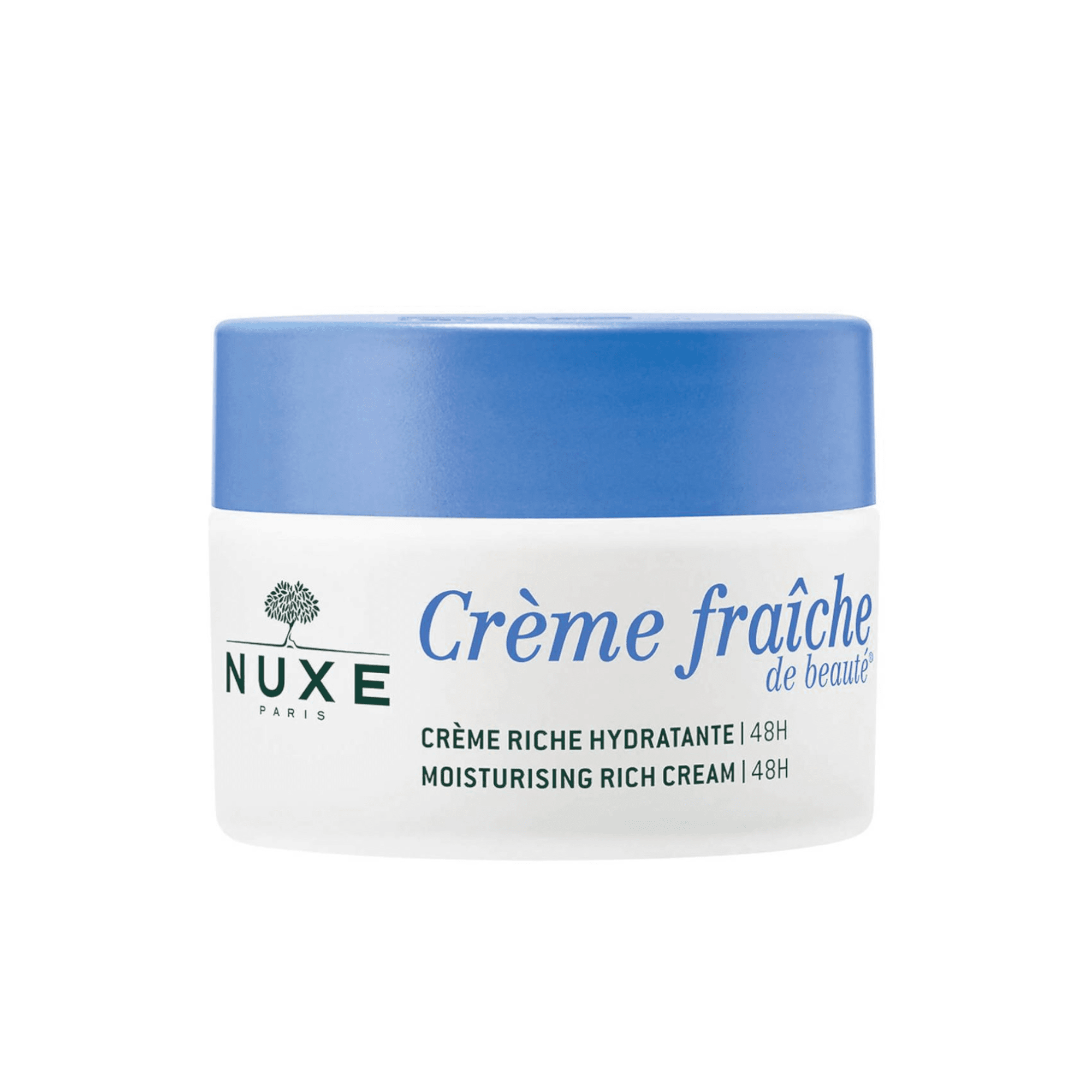 NUXE 48 val. drėkinantis tirštos konsistencijos kremas sausai ir labai sausai odai CREME FRAICHE DE BEAUTE 50 ml