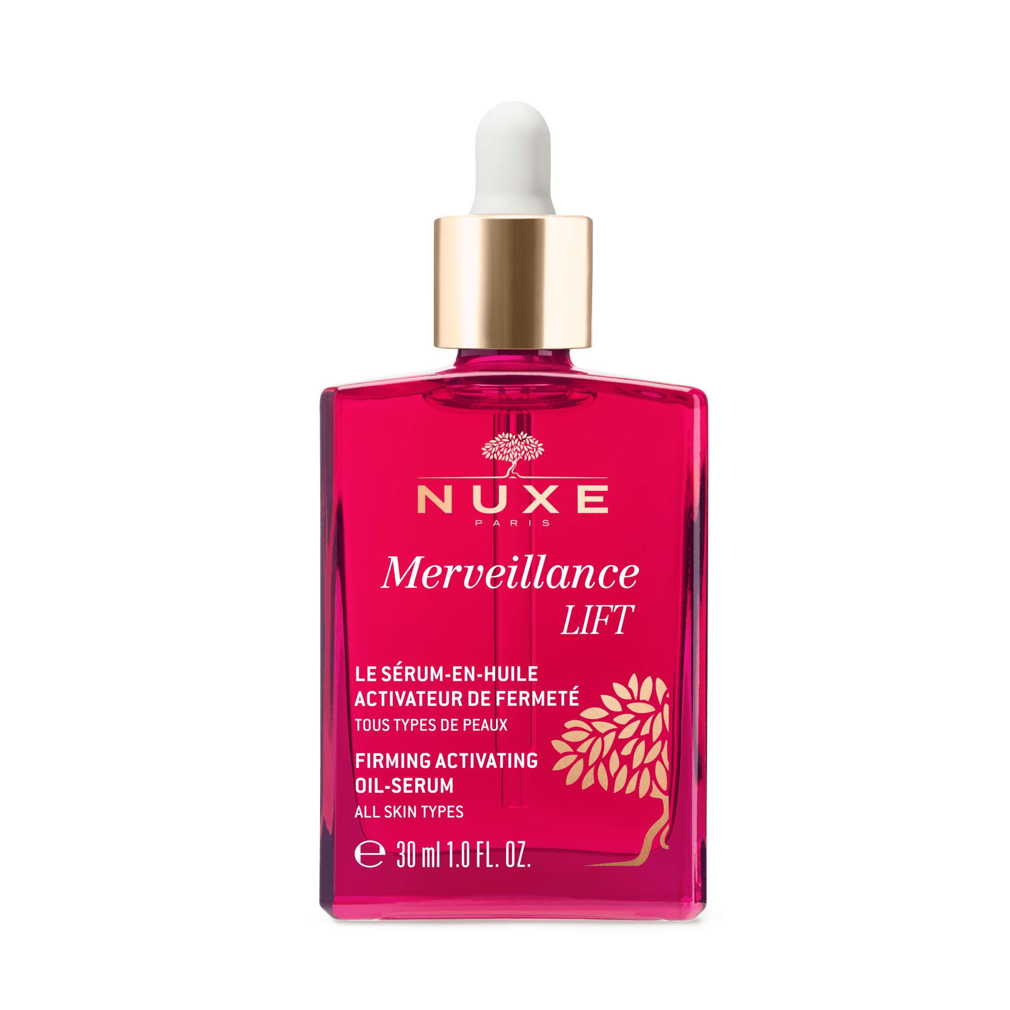 NUXE stangrinamasis ir aktyvinamasis aliejus - serumas MERVEILLANCE LIFT 30 ml