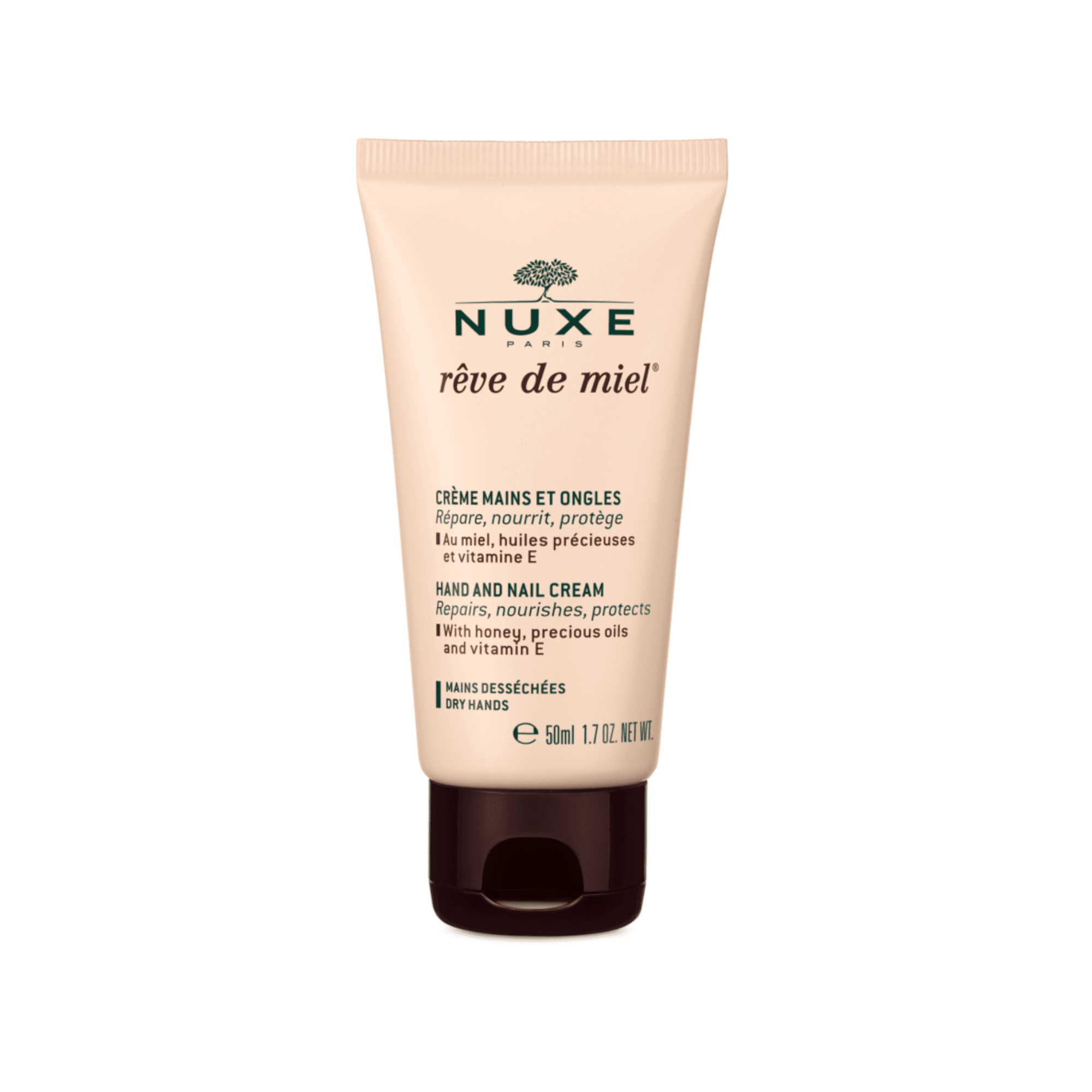 NUXE rankų ir nagų kremas REVE DE MIEL 50 ml NUXE rankų ir nagų kremas REVE DE MIEL 50 ml