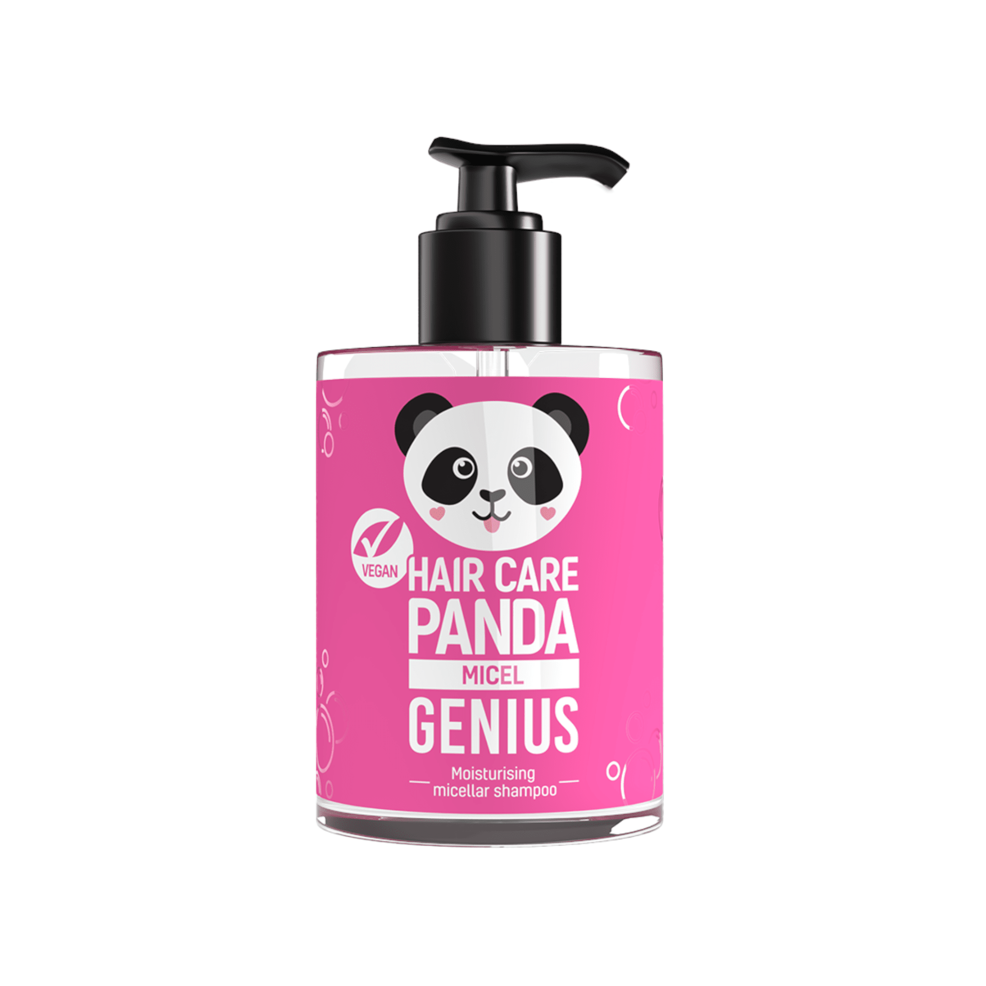HAIR CARE PANDA drėkinamasis micelinis plaukų šampūnas MICEL GENIUS 300 ml