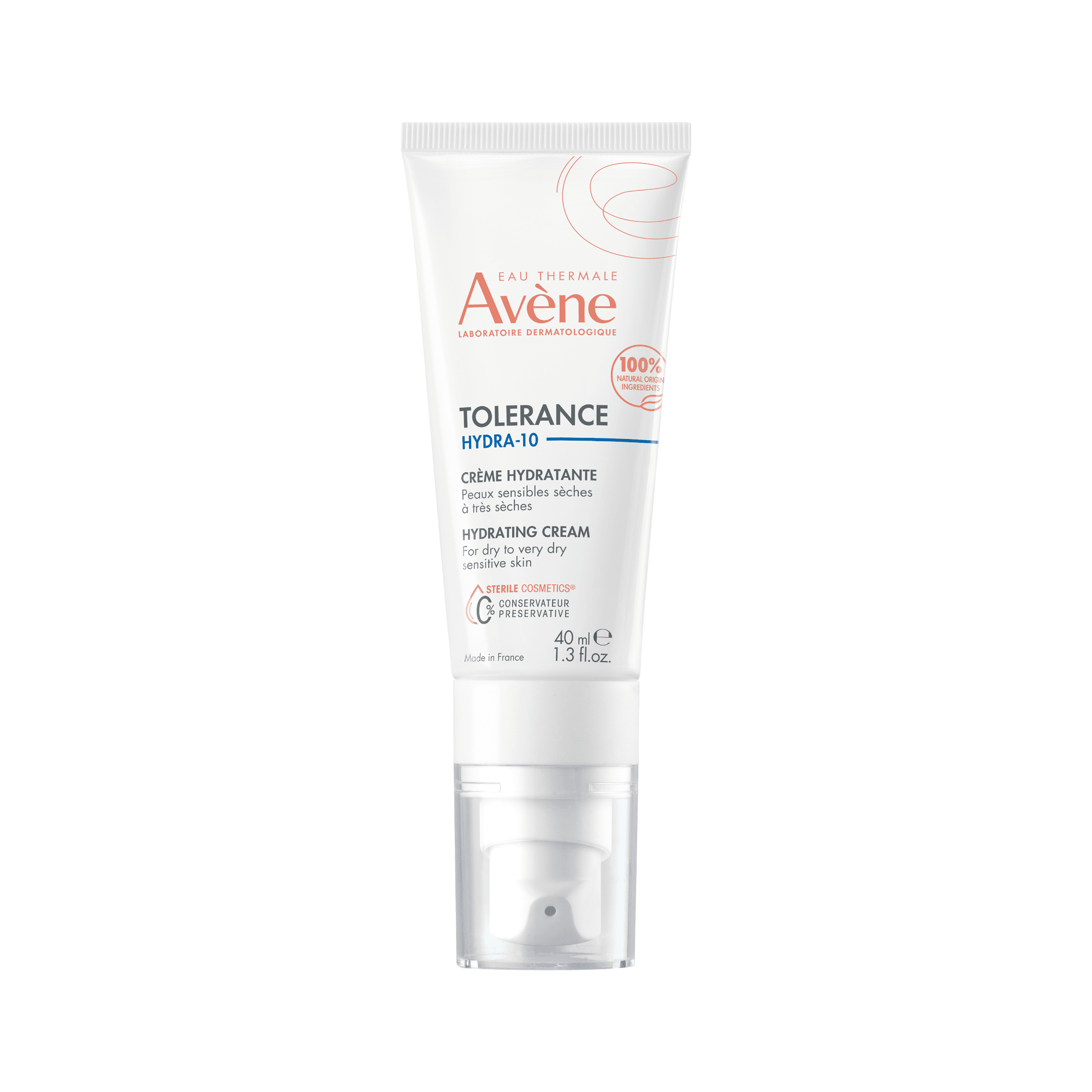 AVENE drėkinamasis kremas jautriai odai TOLERANCE HYDRA-10, 40 ml AVENE drėkinamasis kremas jautriai odai TOLERANCE HYDRA-10, 40 ml
