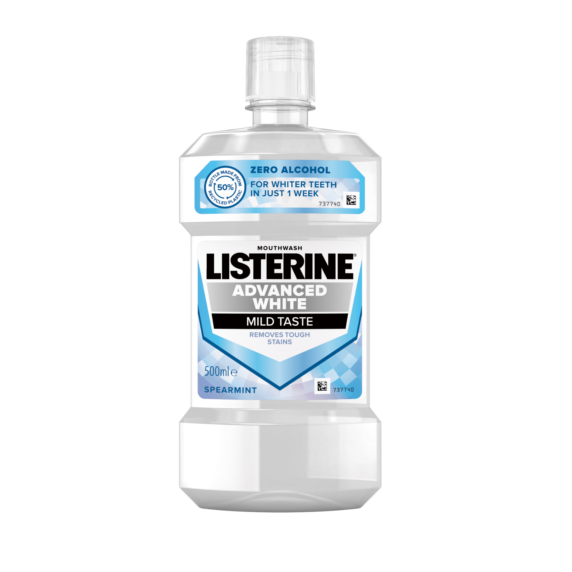 LISTERINE burnos skalavimo skystis ADVANCED WHITE MILD 500 ml LISTERINE burnos skalavimo skystis ADVANCED WHITE MILD 500 ml