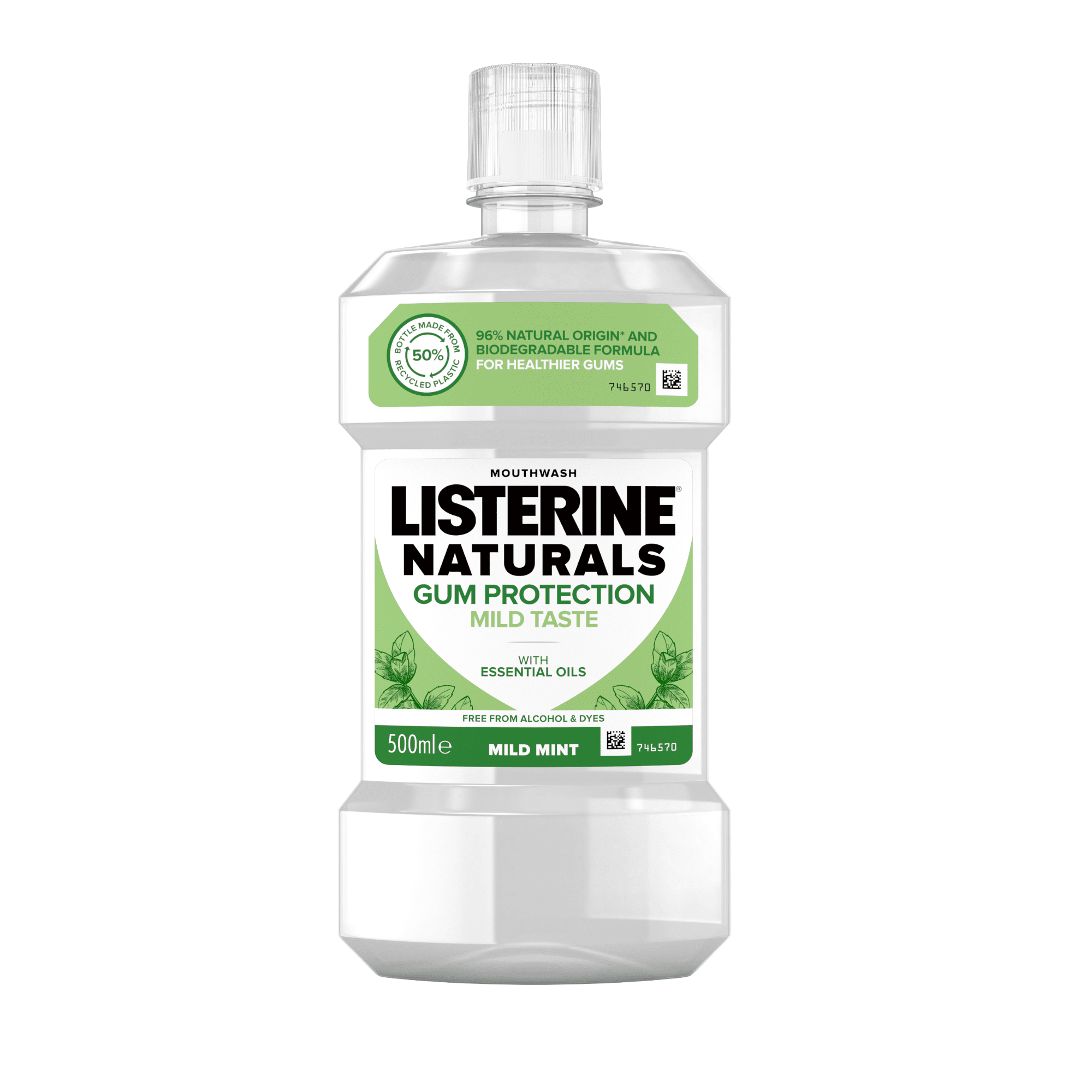 LISTERINE burnos skalavimo skystis NATURALS GUM PROTECTION 500 ml