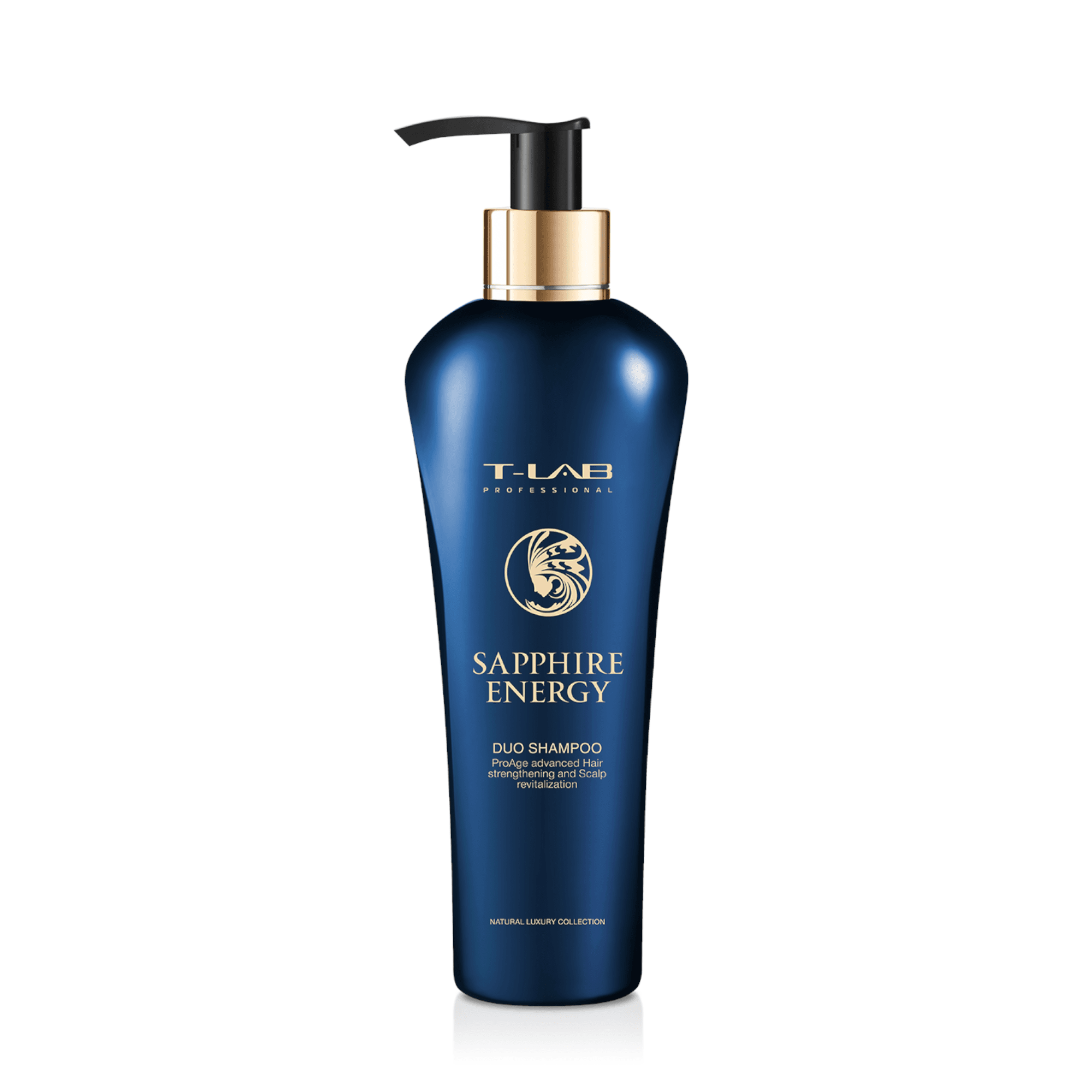 T-LAB Professional stiprinamasis plaukų šampūnas SAPPHIRE ENERGY DUO SHAMPOO 300 ml