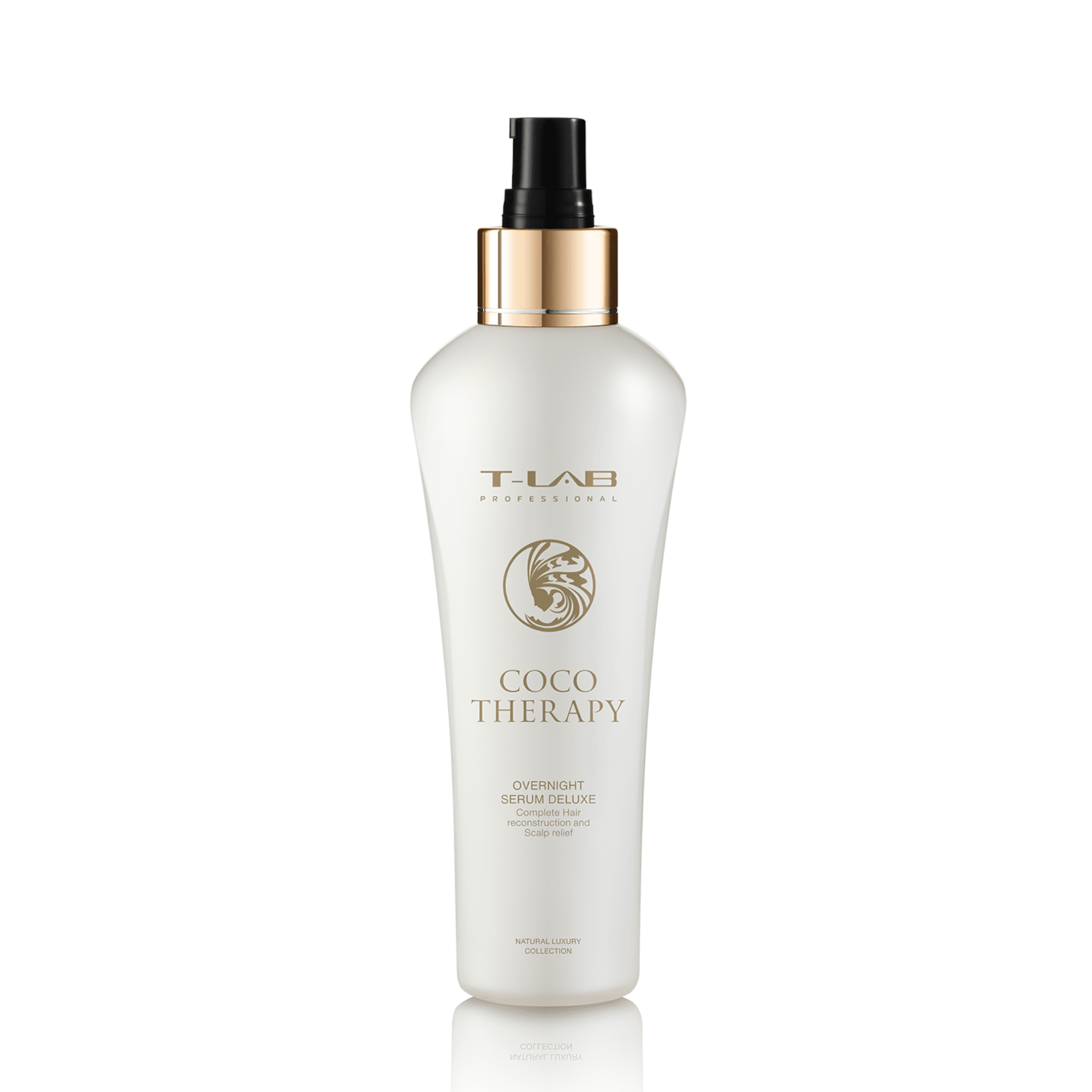 T-LAB PROFESSIONAL naktinis serumas sausiems ir pažeistiems plaukams COCO THERAPY 150 ml