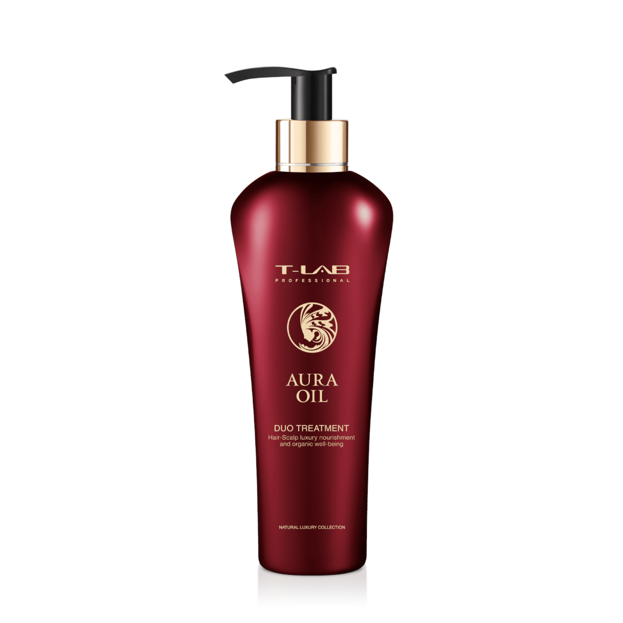 T-LAB Professional glotninamasis kondicionierius - kaukė AURA OIL DUO TREATMENT 300 ml