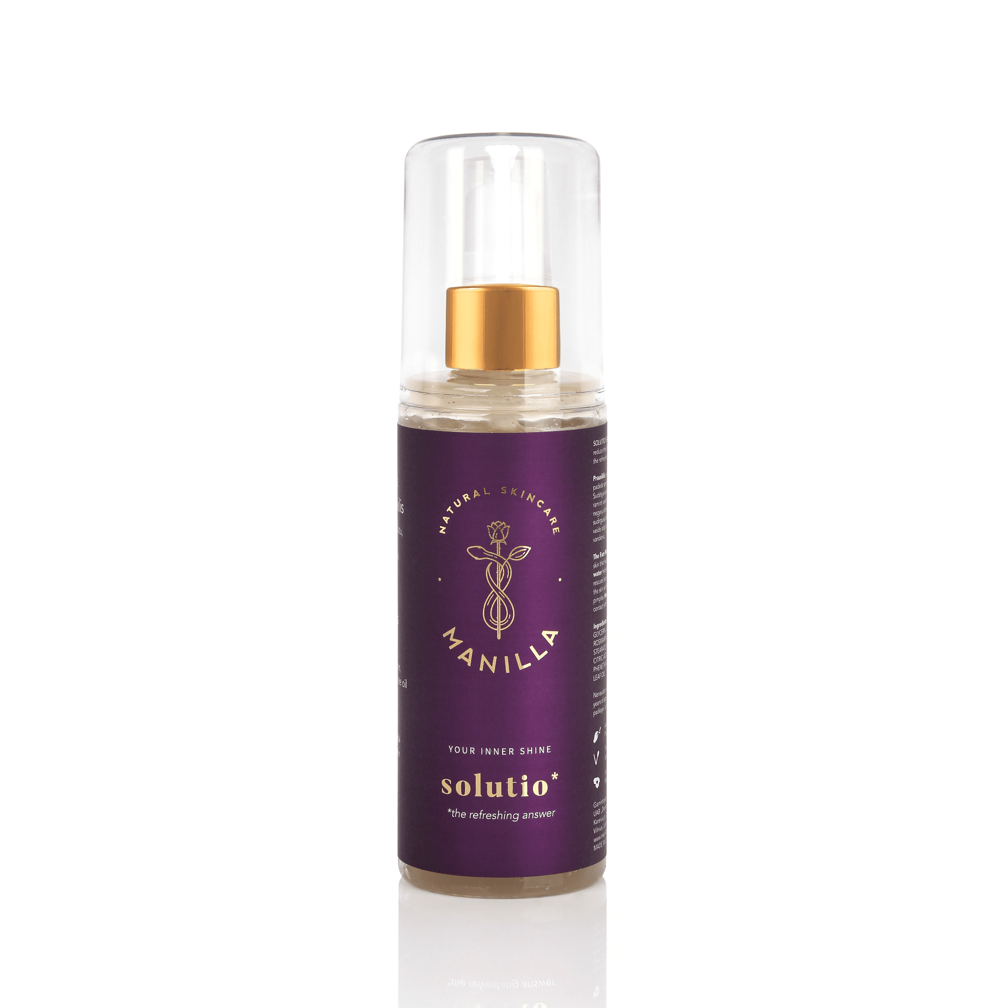 MANILLA aktyviai valantis veido prausiklis SOLUTIO 125 ml