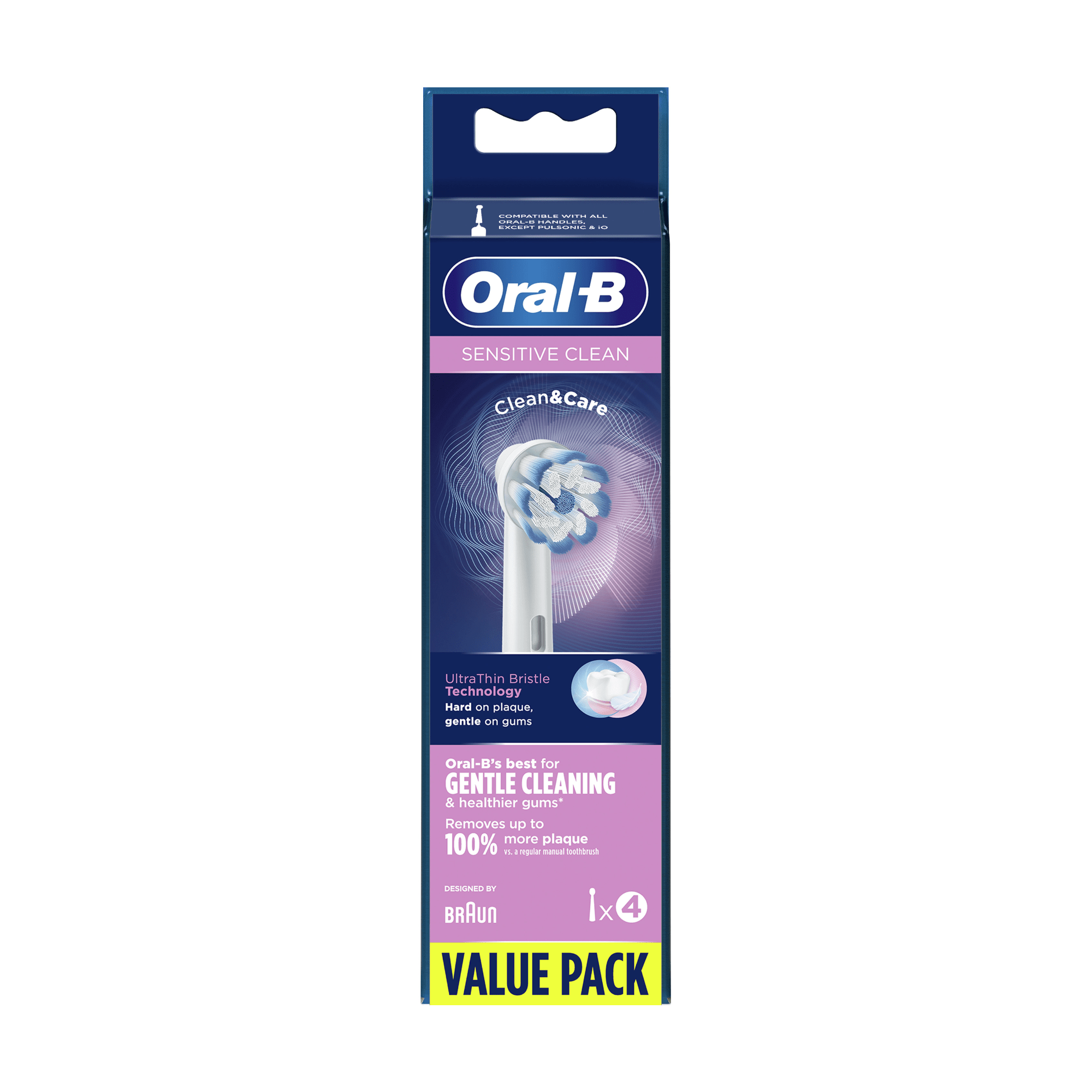 ORAL B Sensitive dantų šepetėlio galvutės N4 ORAL B Sensitive dantų šepetėlio galvutės N4