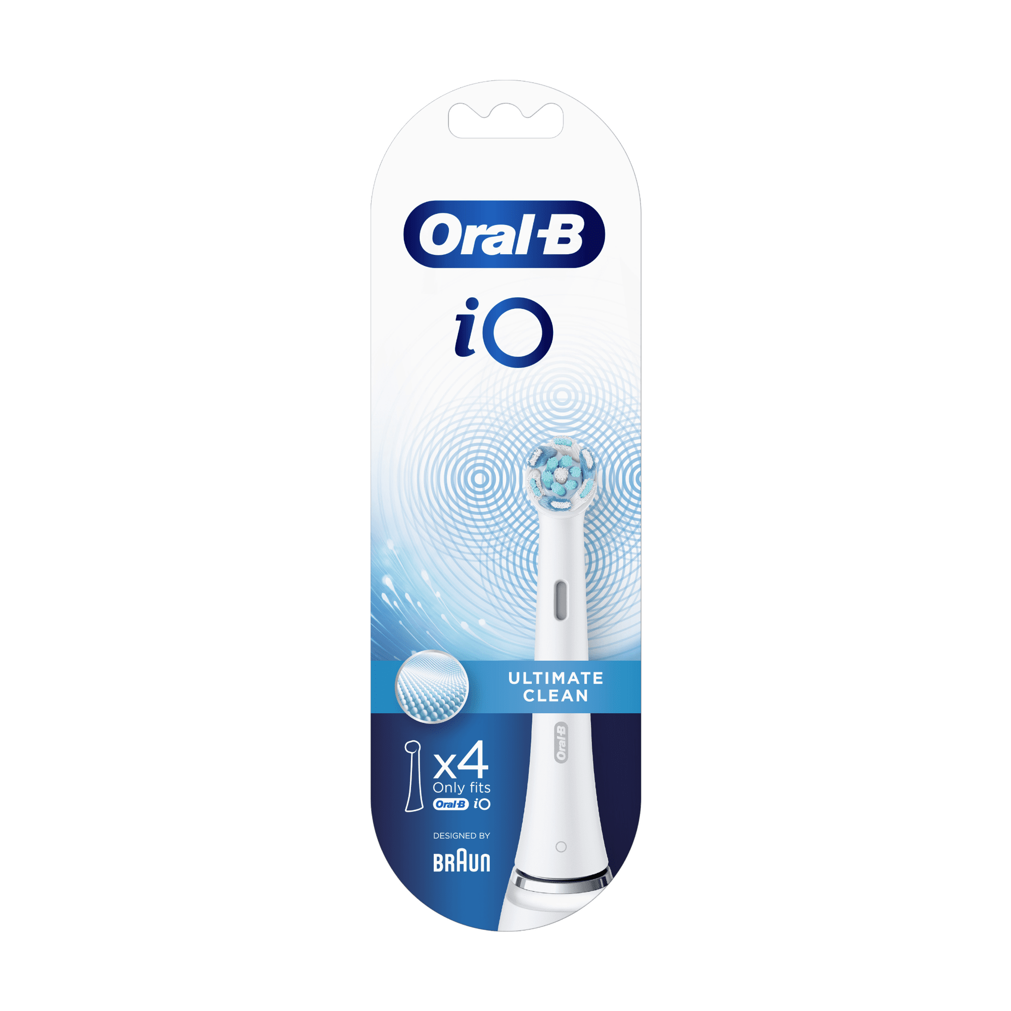 ORAL B dantų šepetėlio galvutės iO ULTIMATE CLEAN WHITE N4 ORAL B dantų šepetėlio galvutės iO ULTIMATE CLEAN WHITE N4