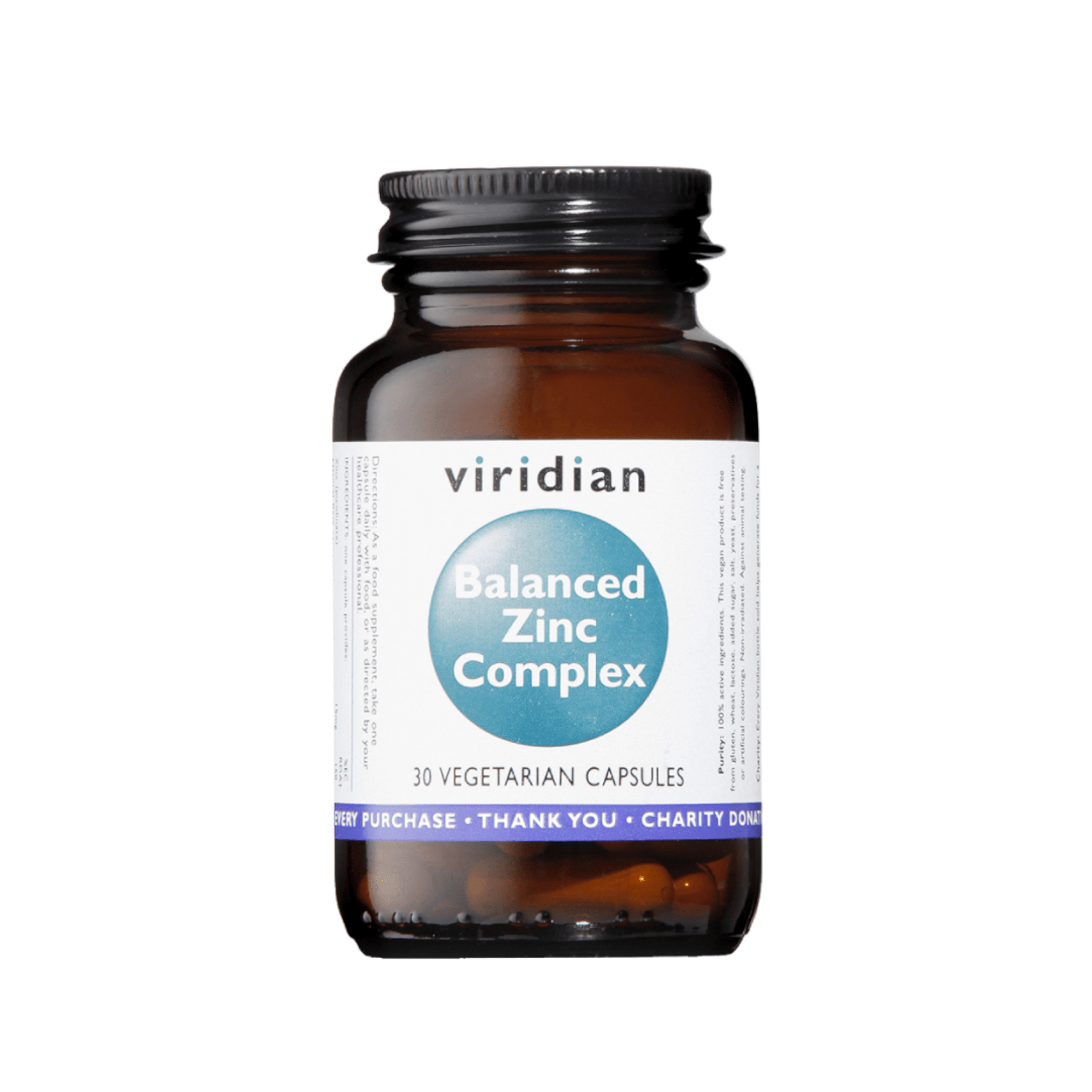 VIRIDIAN kapsulės BALANCED ZINC COMPLEX N30 VIRIDIAN kapsulės BALANCED ZINC COMPLEX N30