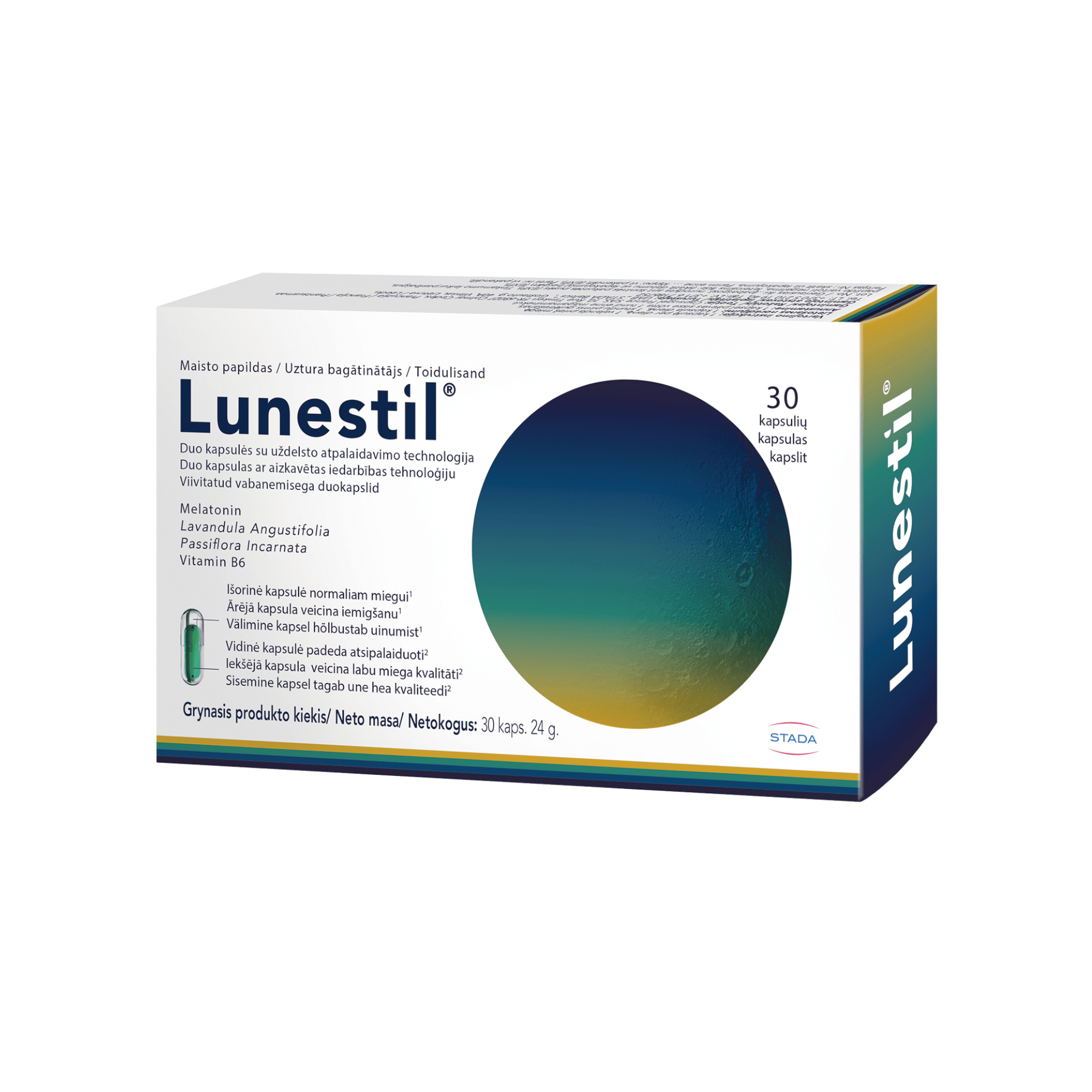 Lunestil kapsulės N30