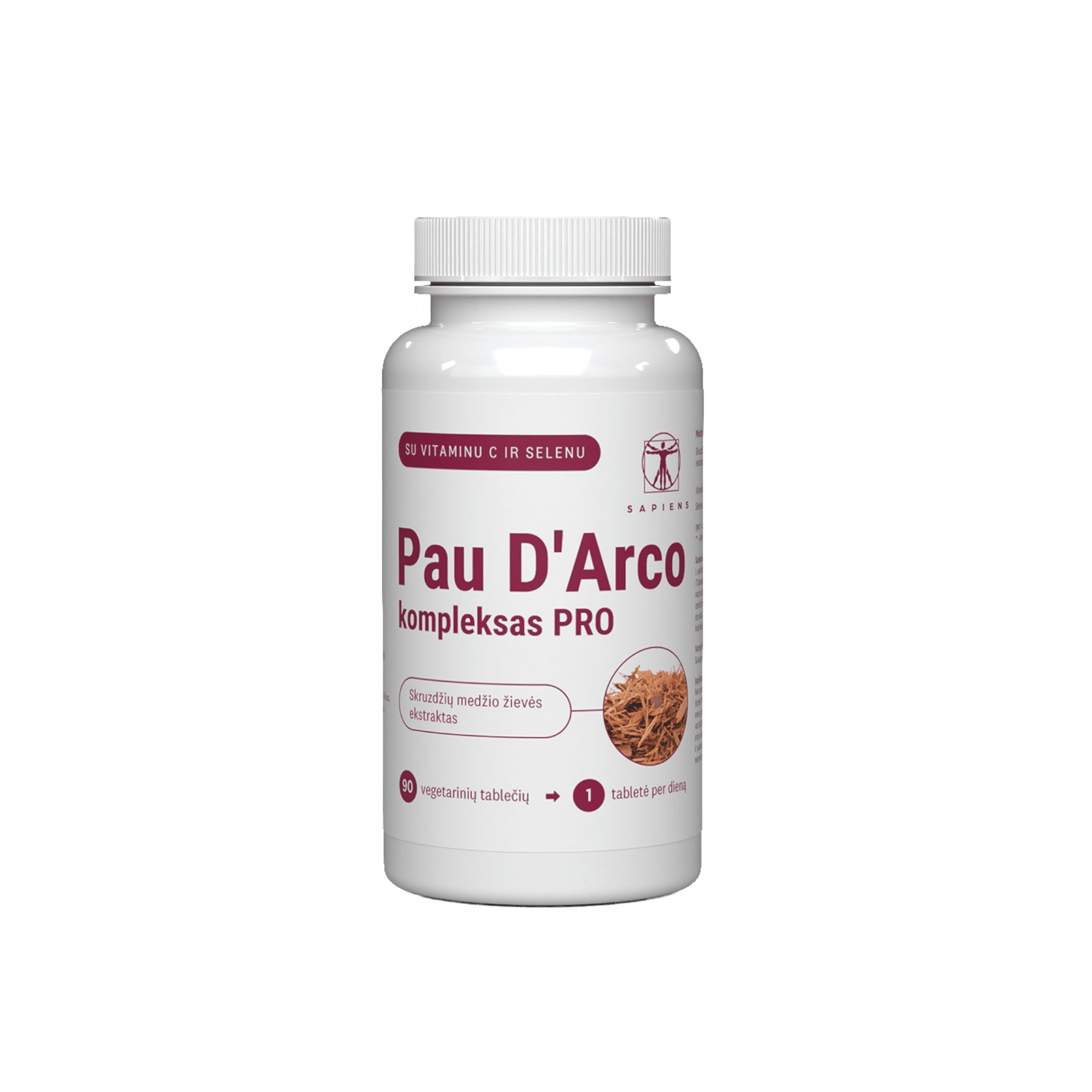 SAPIENS Pau D'Arco kompleksas N90 SAPIENS Pau D'Arco kompleksas N90