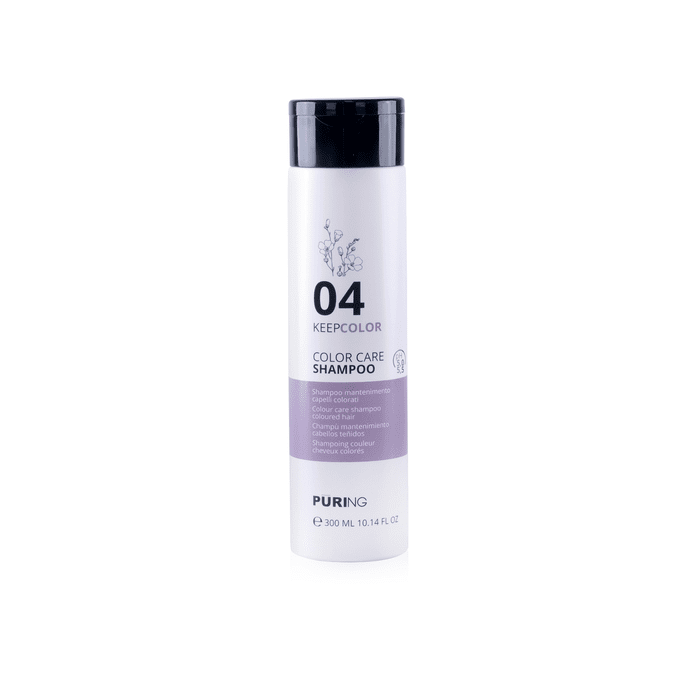 PURING plaukų spalvą saugantis šampūnas KEEPCOLOR, 300 ml
