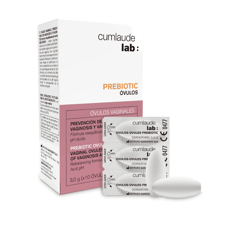 CUMLAUDE Lab makšties ovulės PREBIOTIC, 10 vnt.